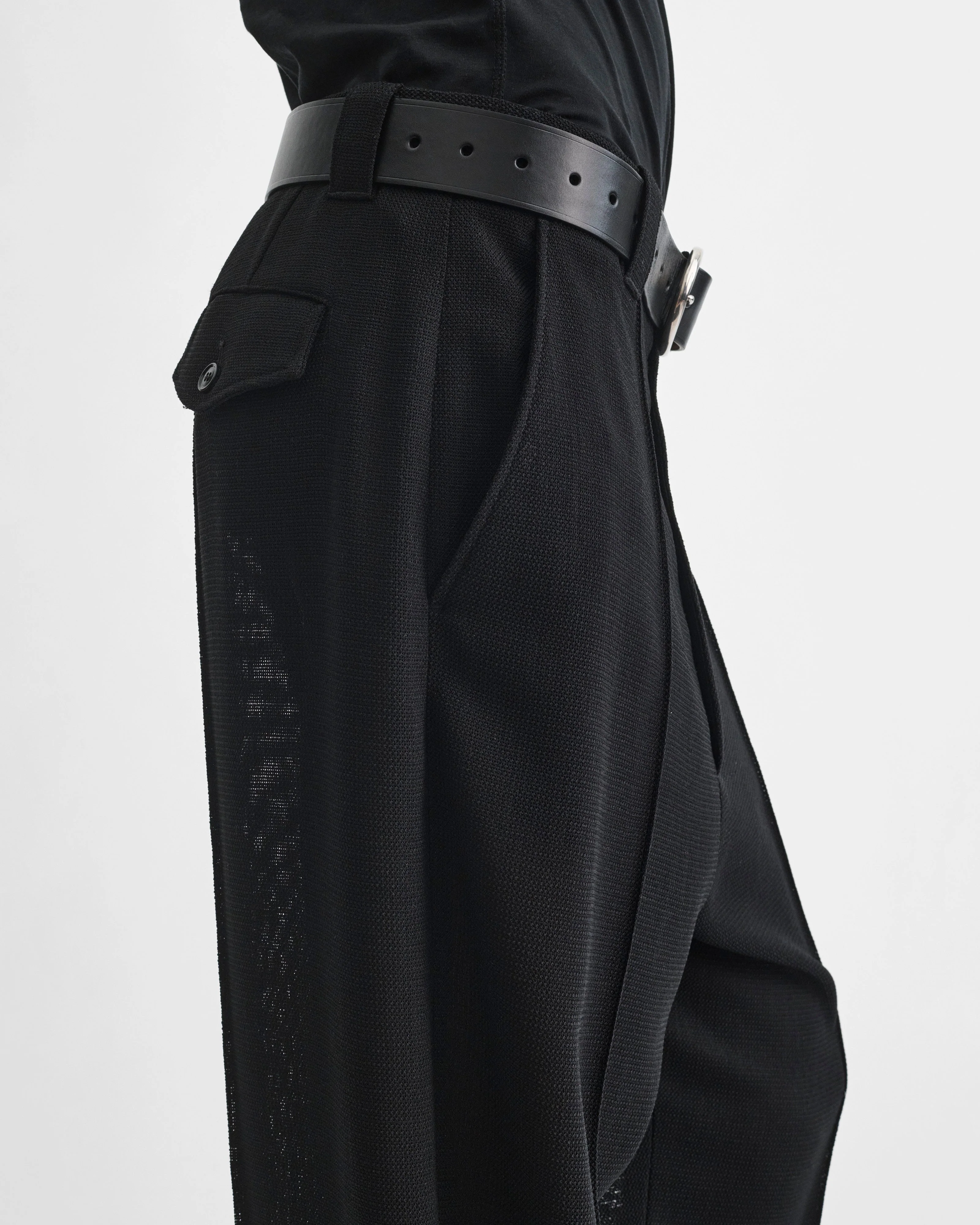 OVERSIZED TROUSERS | black viscose - Image 6