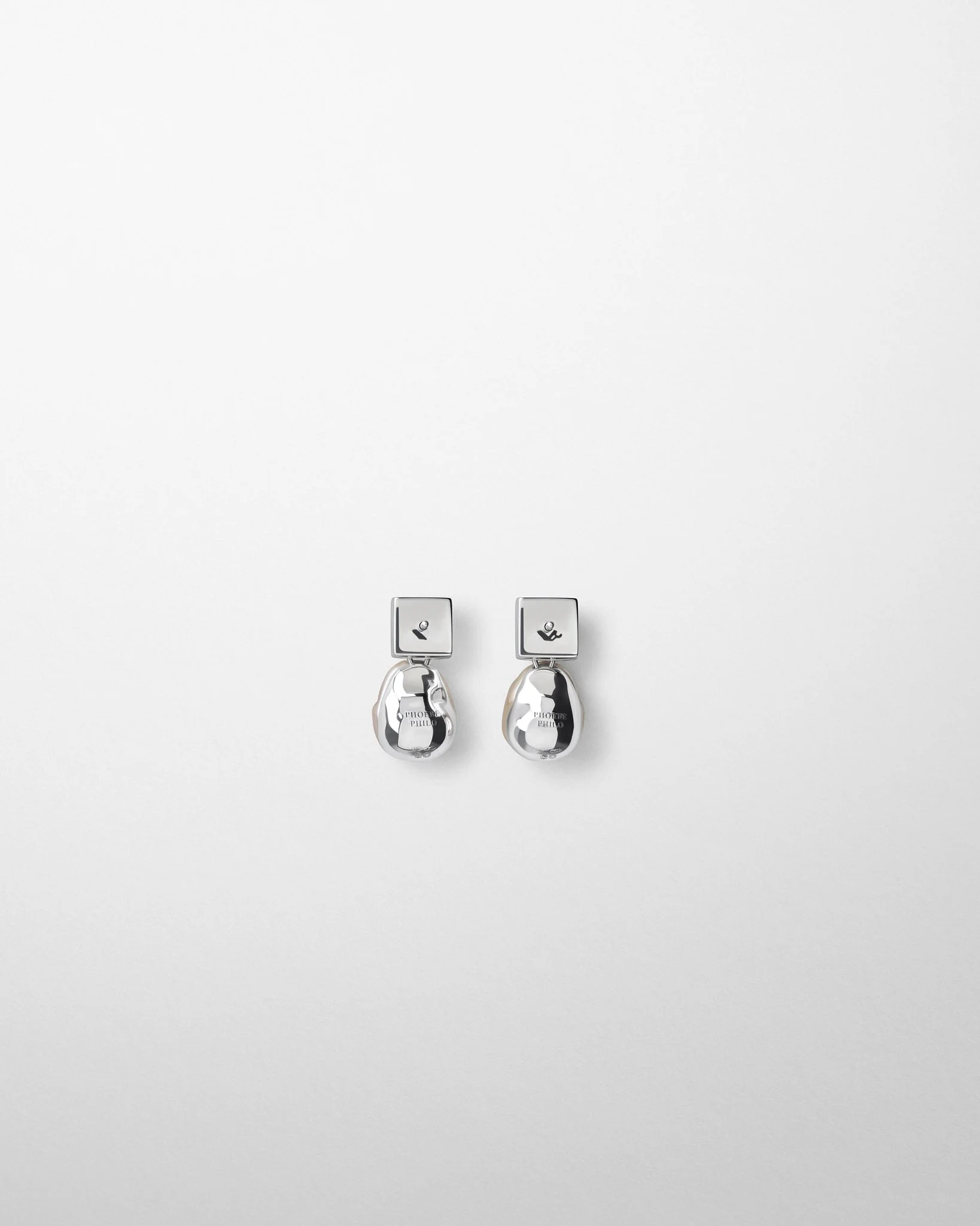 PEARL DROP EARRINGS | blush resin - Image 2