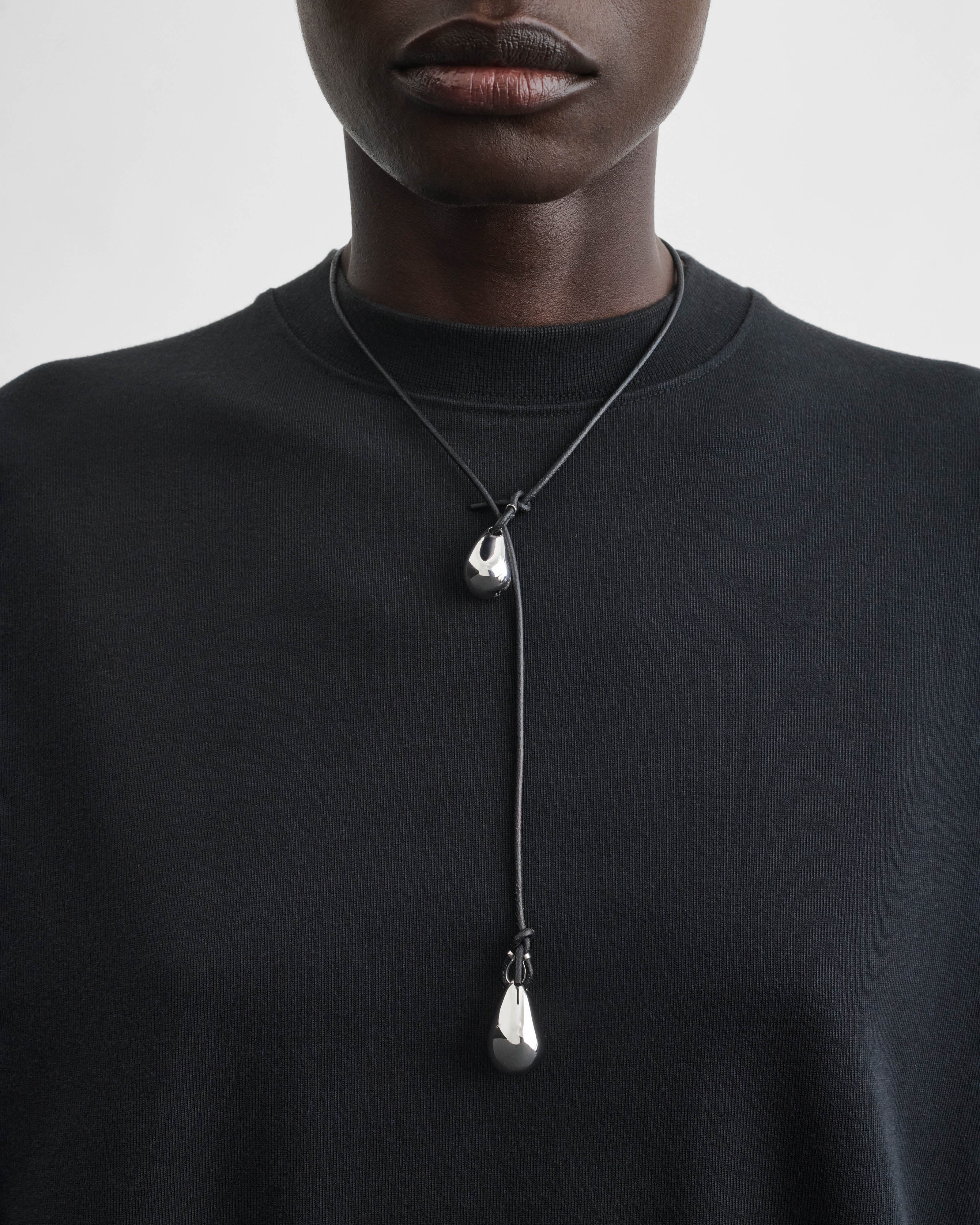 PEBBLE DUO PENDANT | sterling silver - Image 3