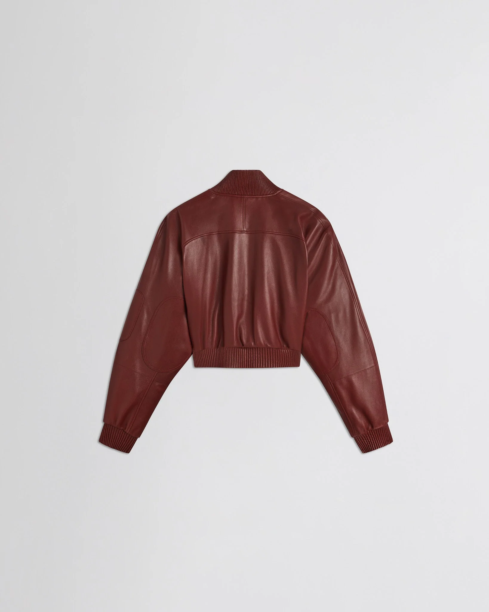 POCKET BOMBER JACKET | brick leather - Image 2