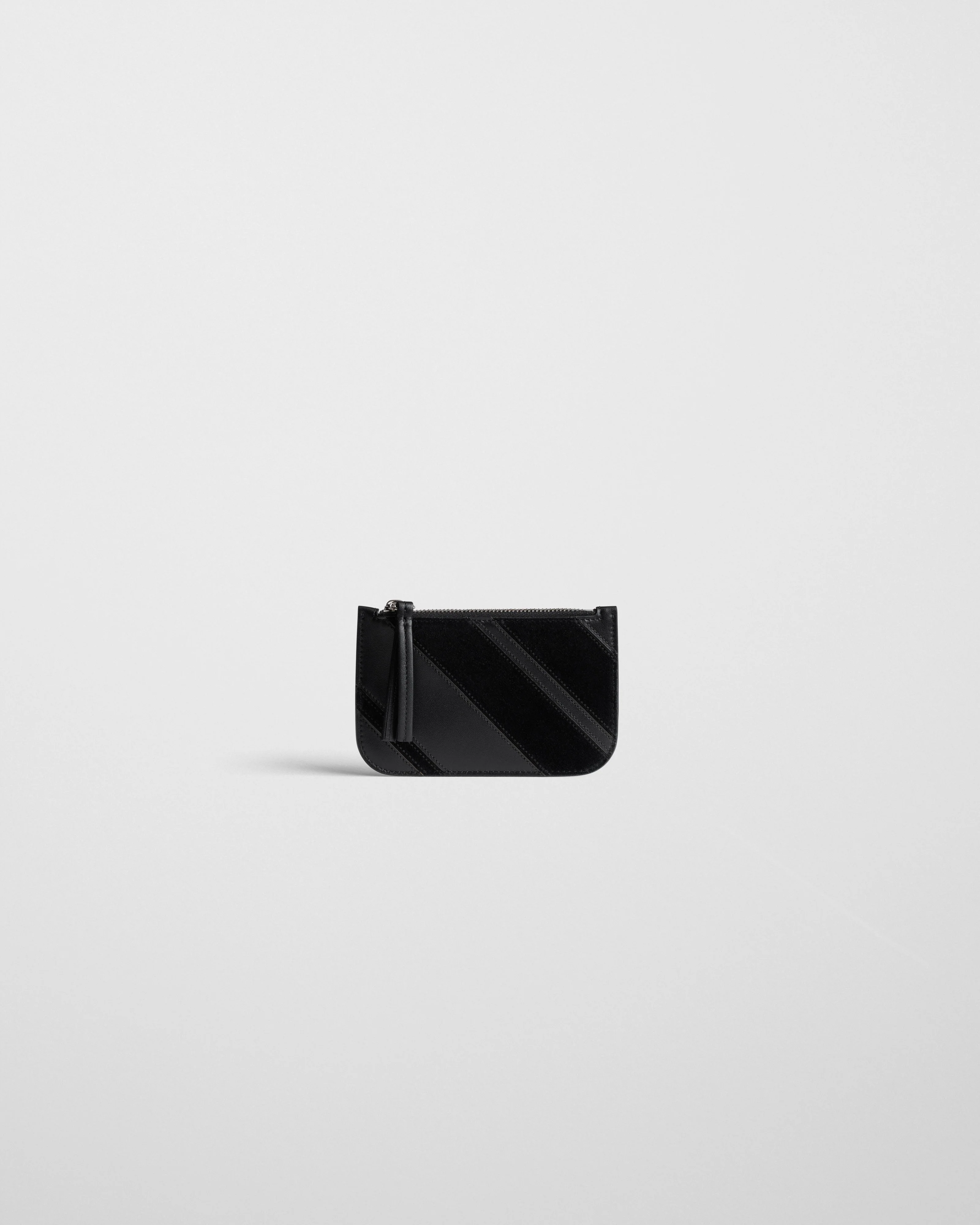 POCKET CARD HOLDER | black leather