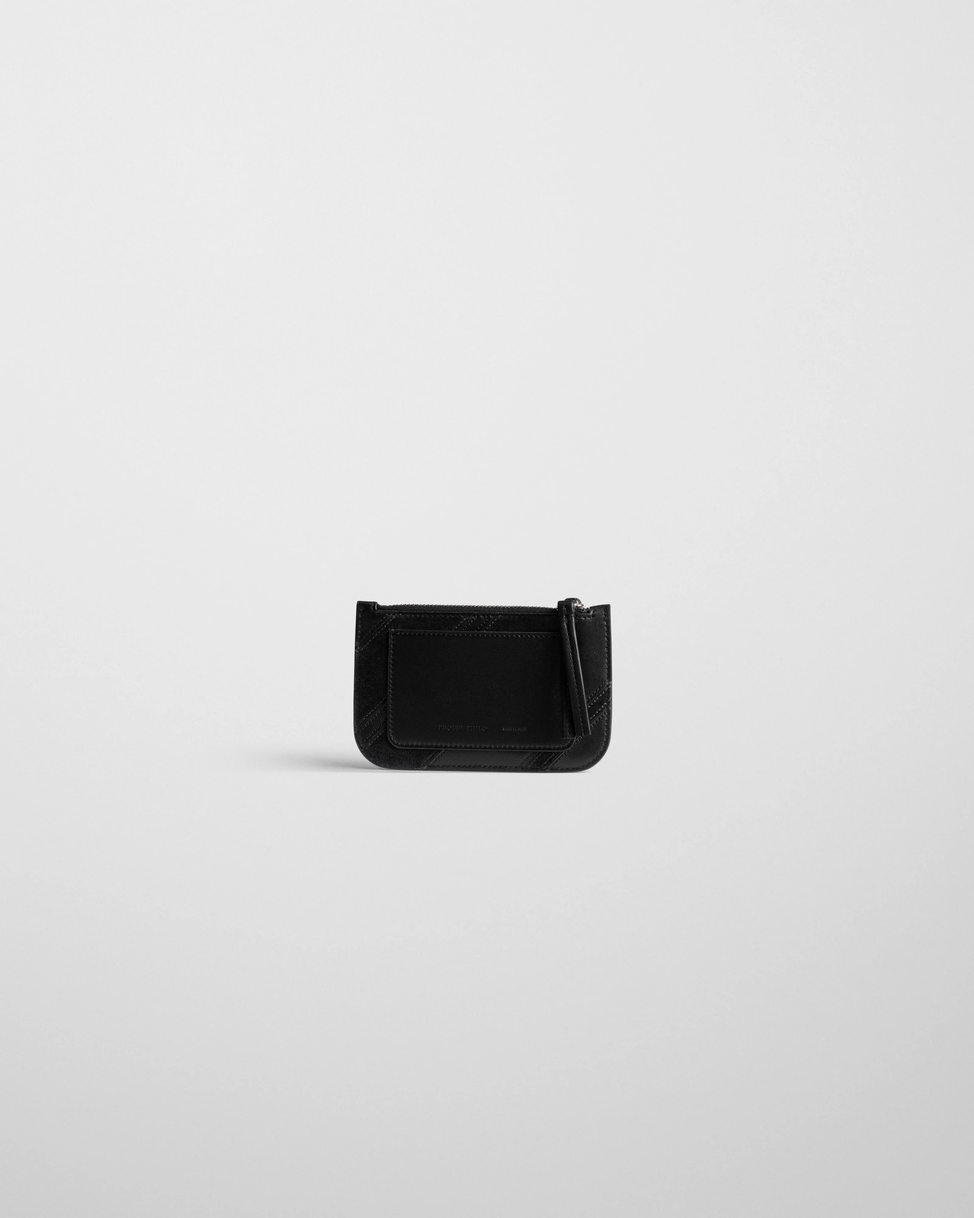 POCKET CARD HOLDER | black leather - Image 3