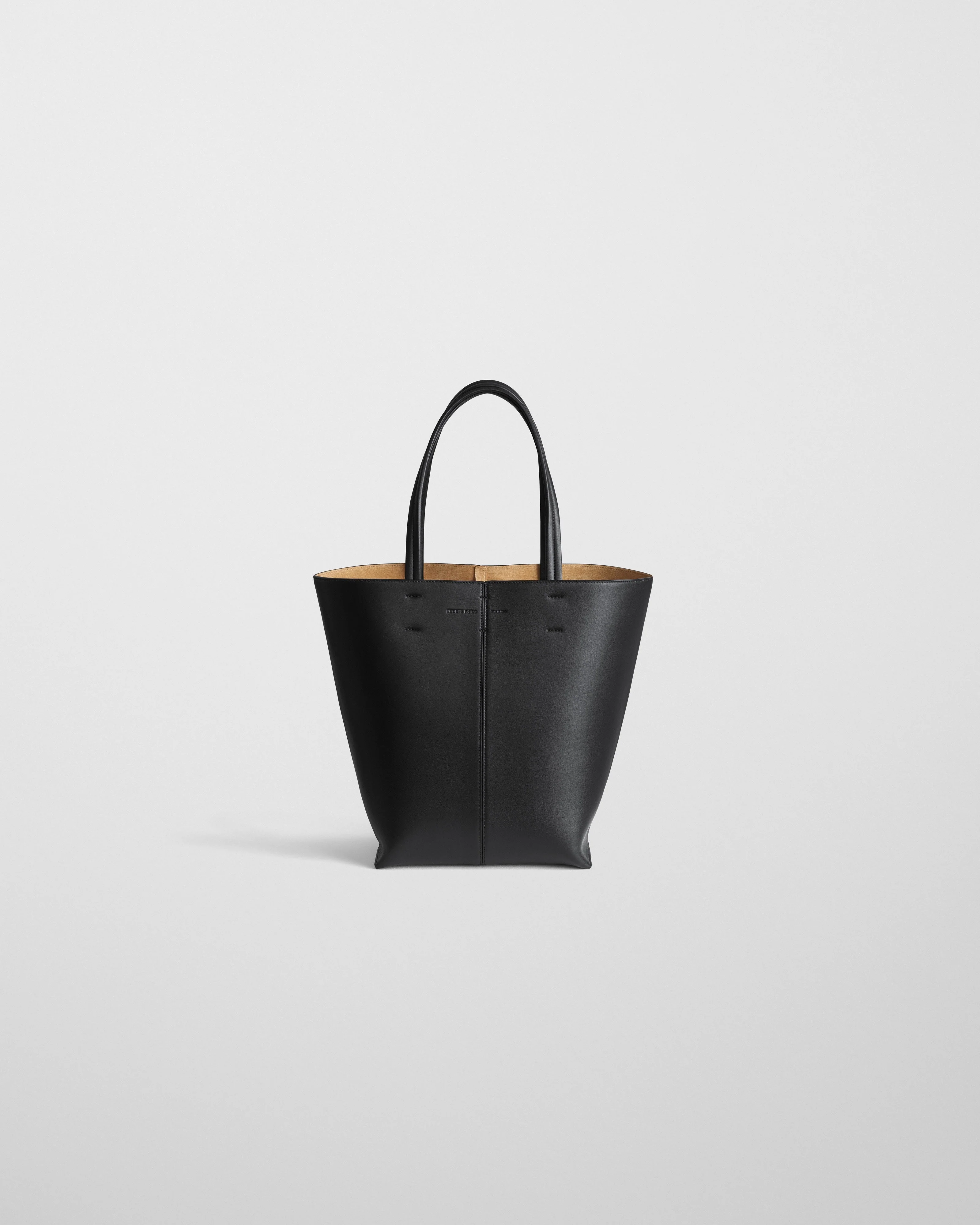 POT CABAS | black leather - Image 4