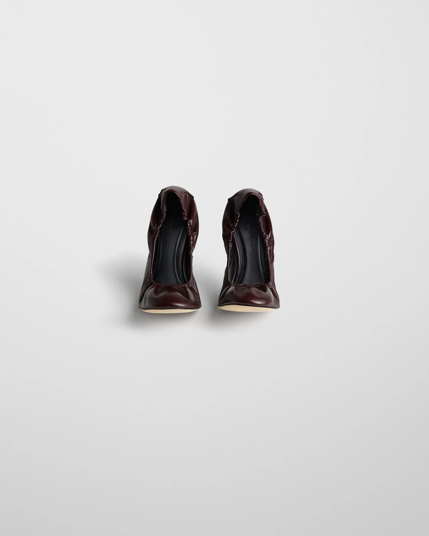 PUCKER PUMP 100 | oxblood leather - Image 2