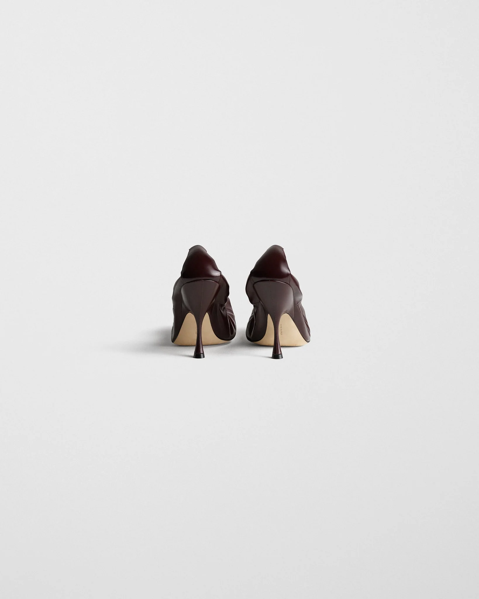 PUCKER PUMP 100 | oxblood leather - Image 4