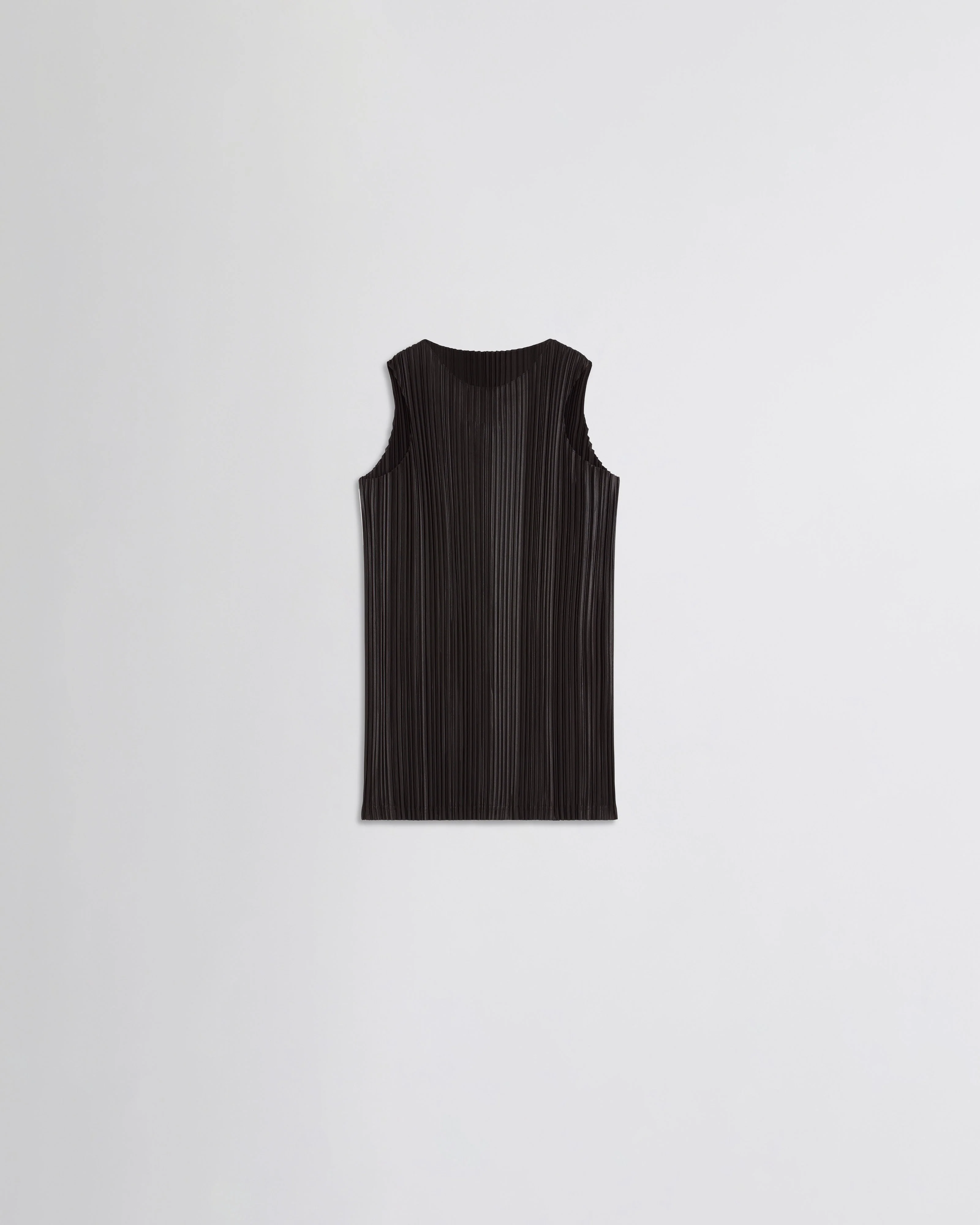 RAZOR PLEAT TANK | black polyester