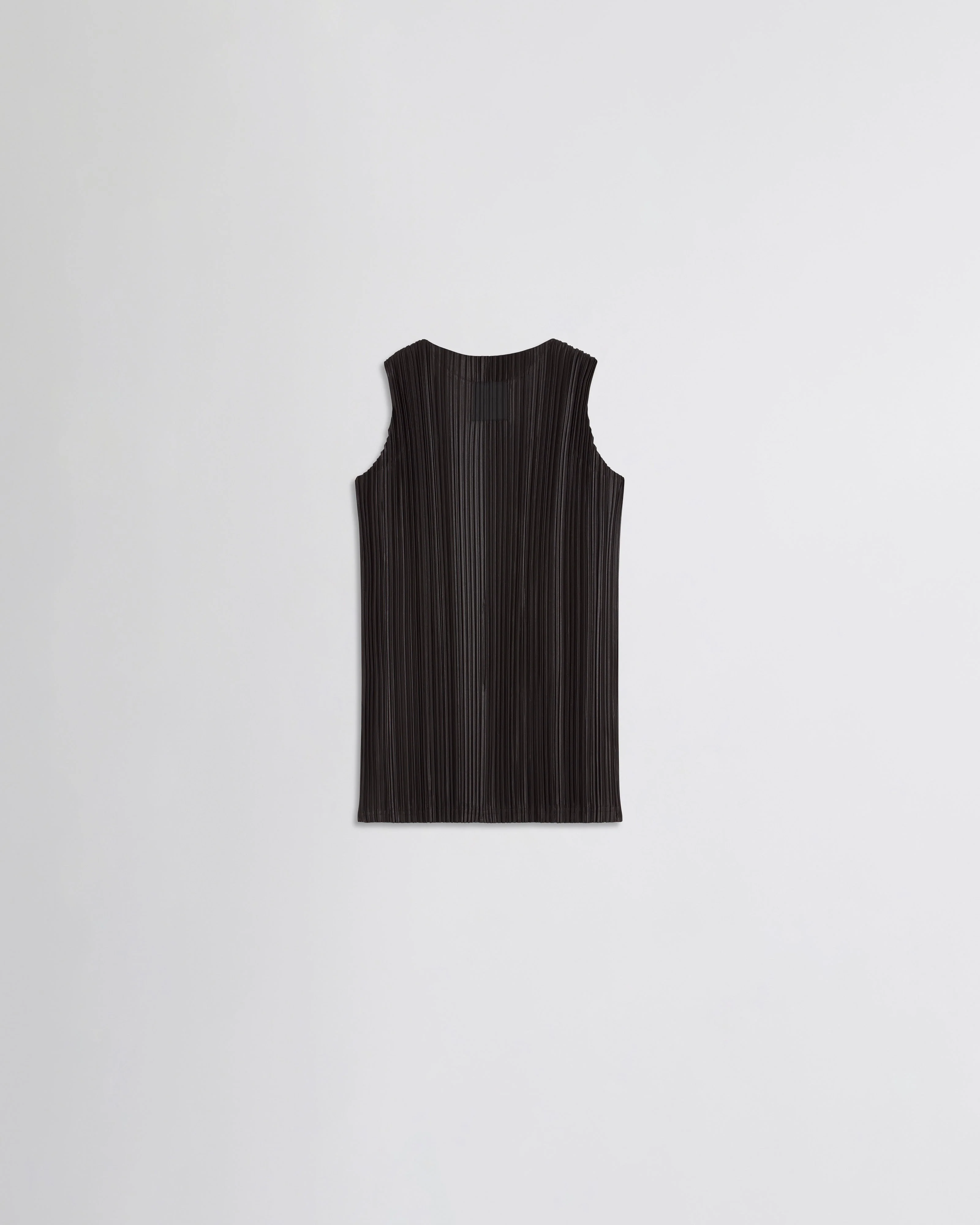 RAZOR PLEAT TANK | black polyester - Image 2