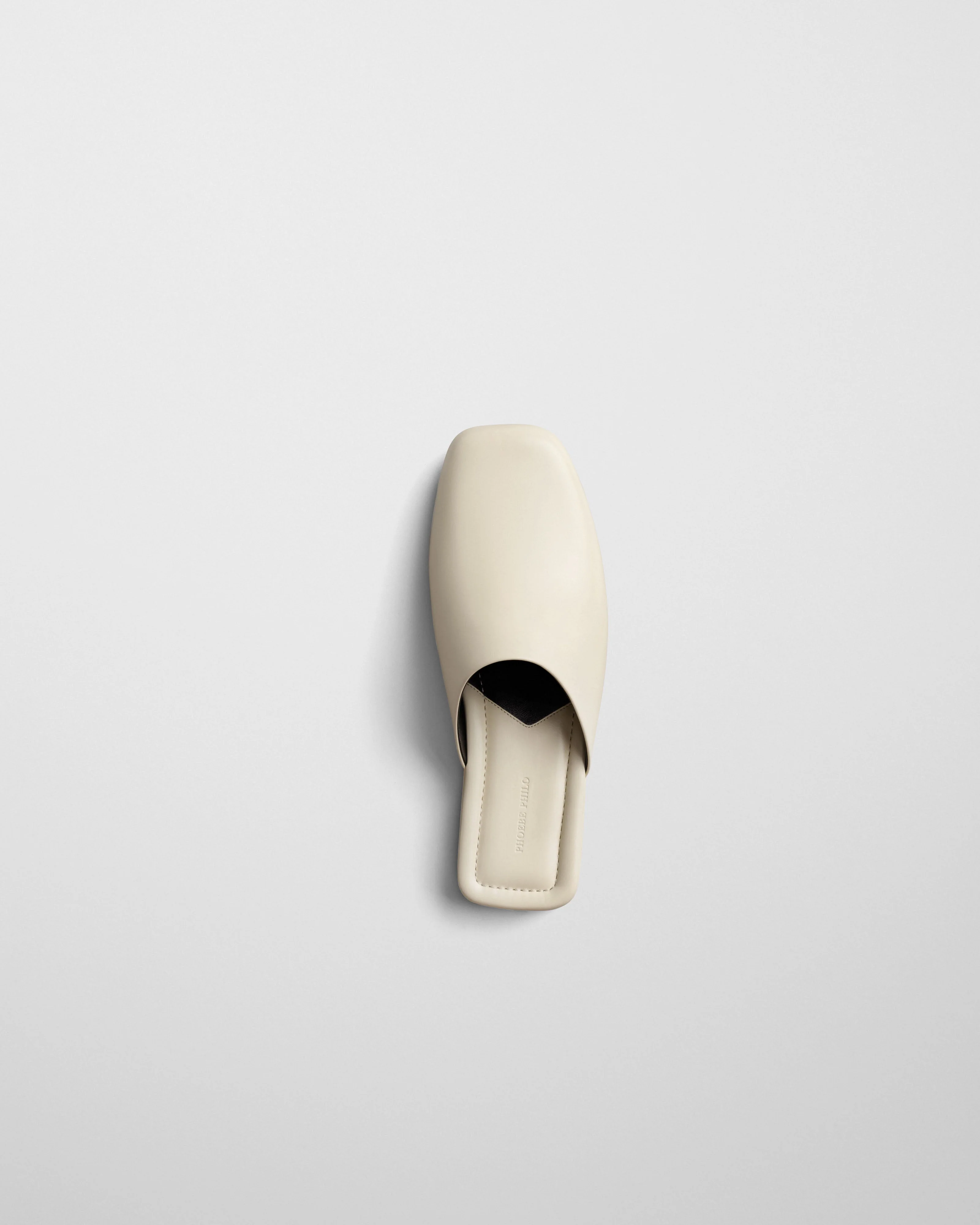 ROBE SLIDE | cream leather - Image 3
