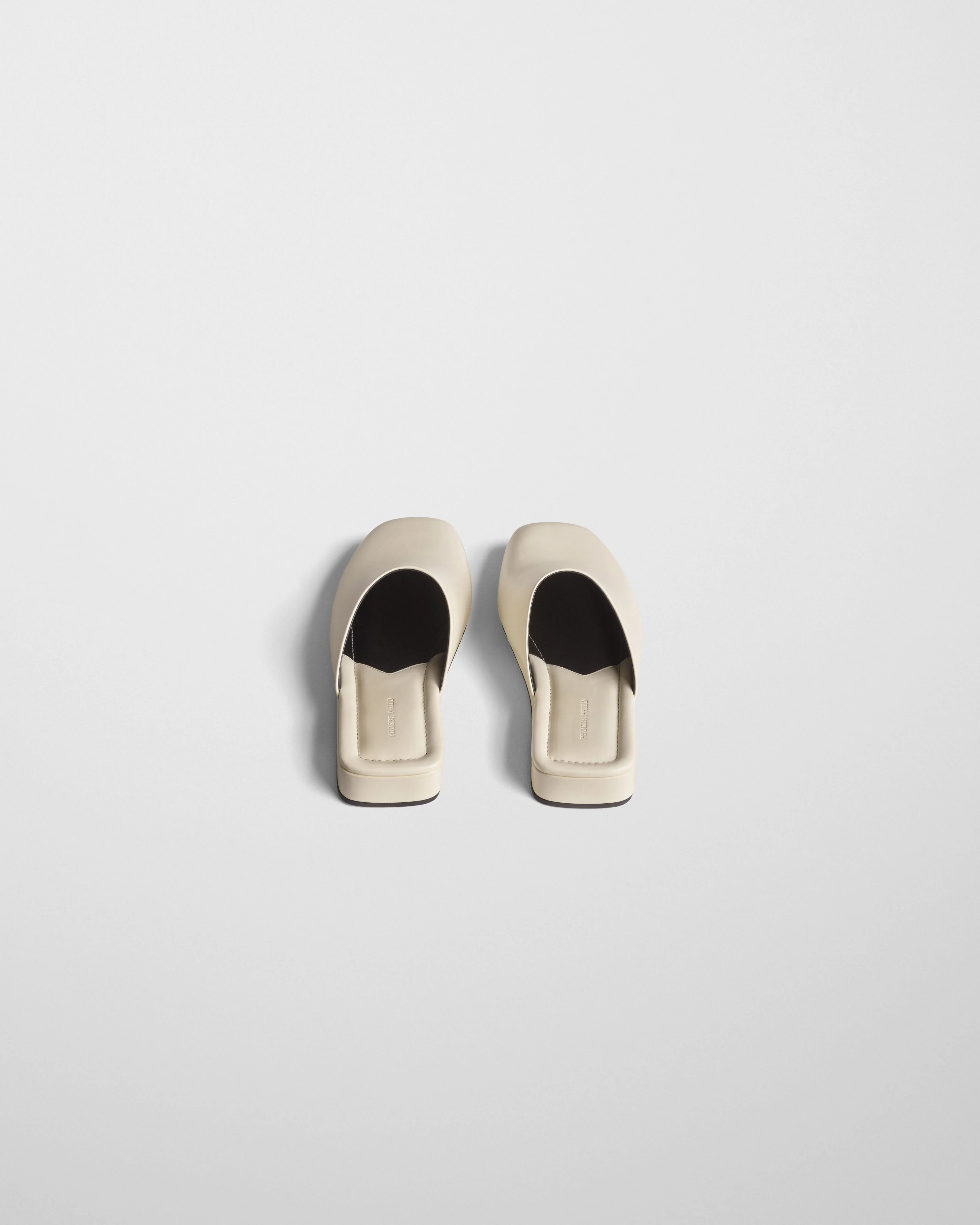 ROBE SLIDE | cream leather - Image 4