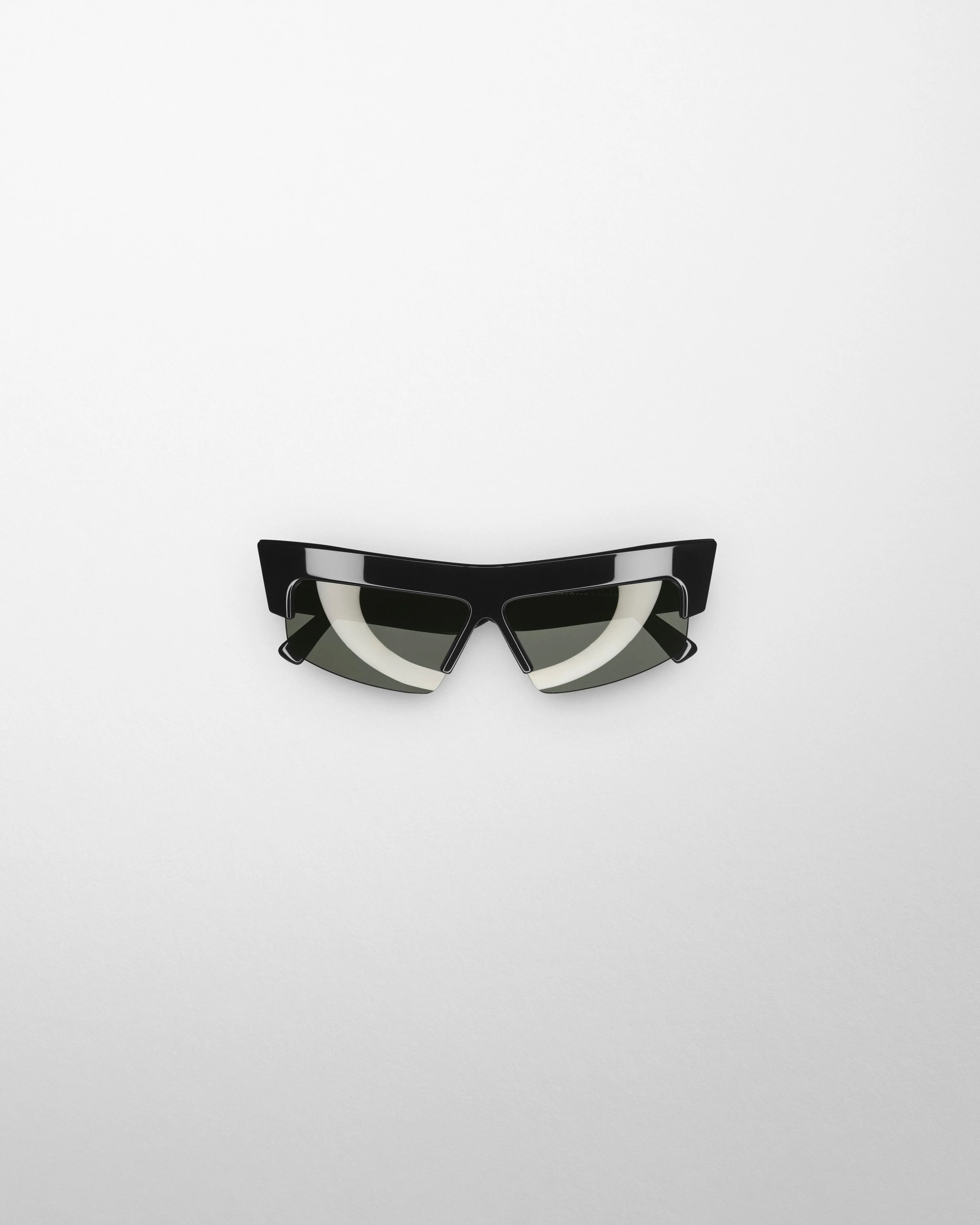 SLICED CRUISE SUNGLASSES | black acetate