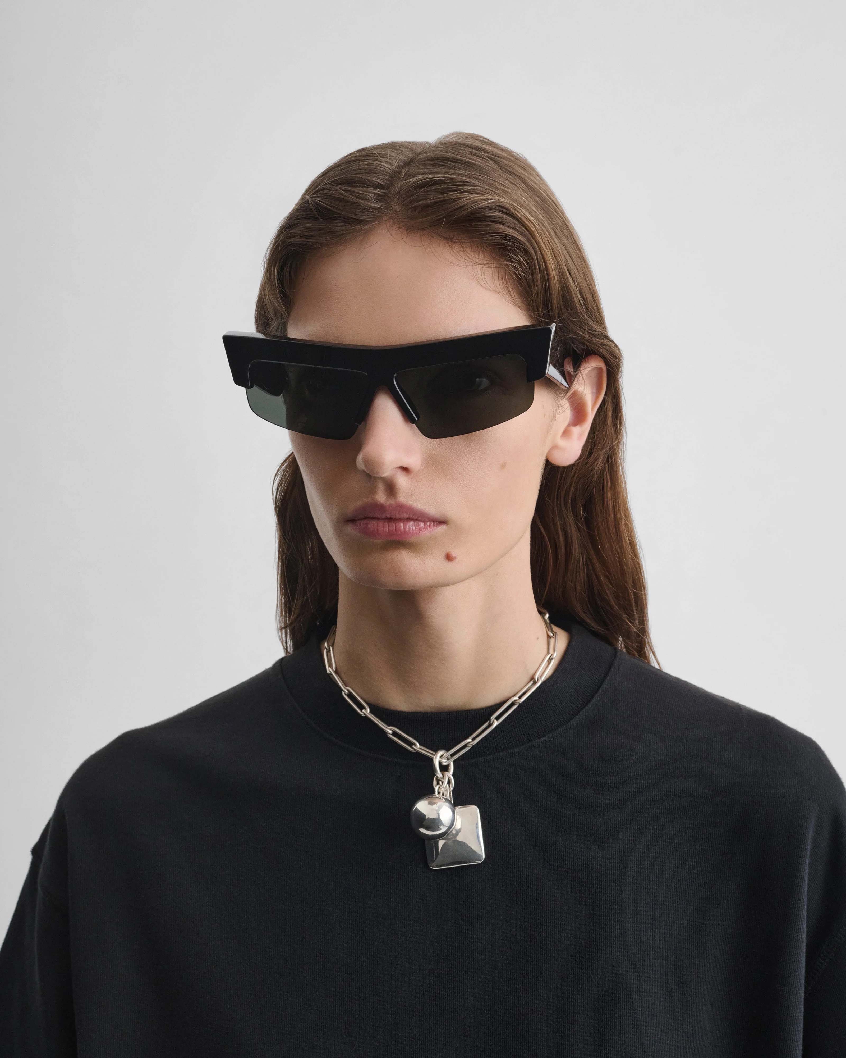 SLICED CRUISE SUNGLASSES | black acetate - Image 3