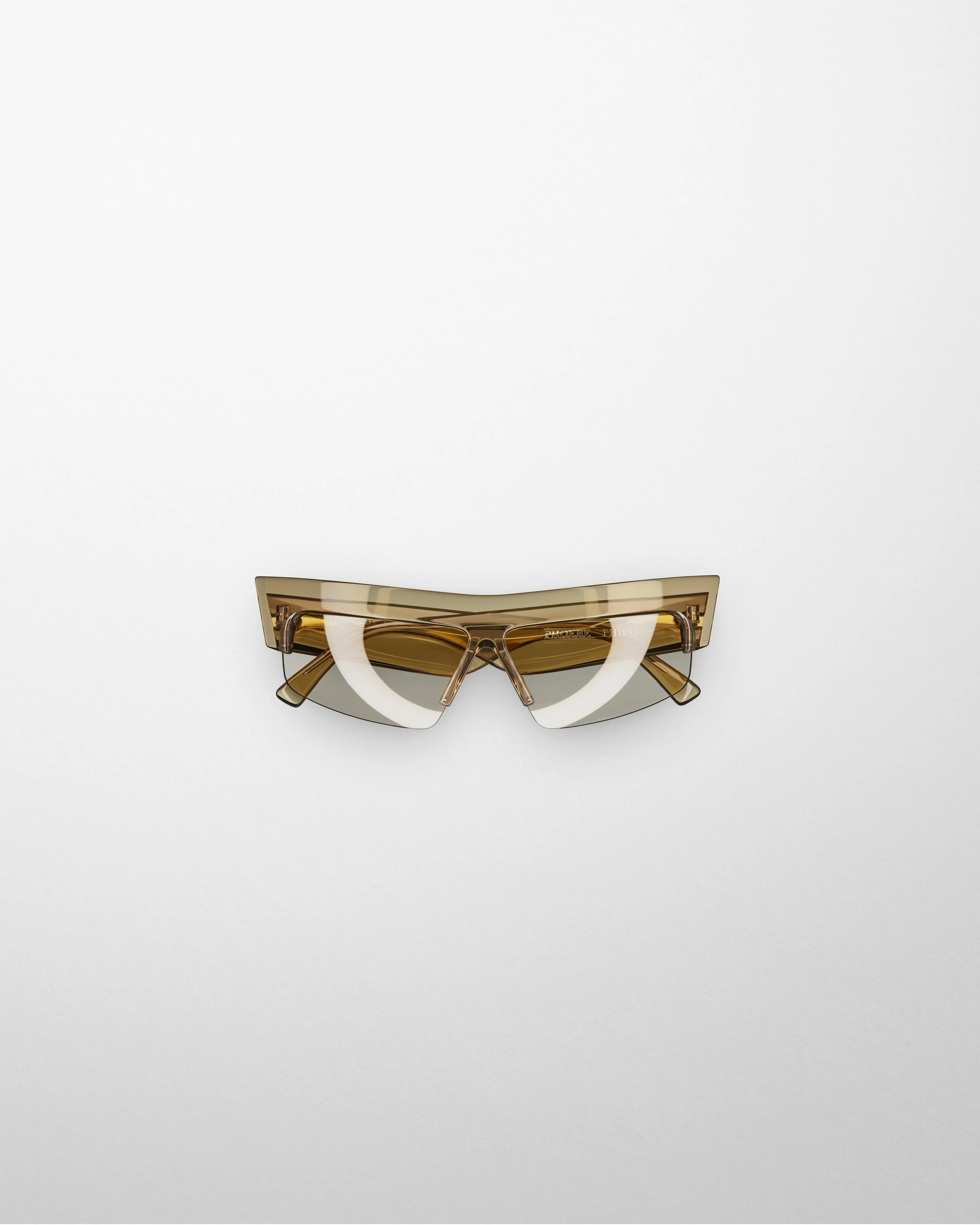 SLICED CRUISE SUNGLASSES | light khaki acetate
