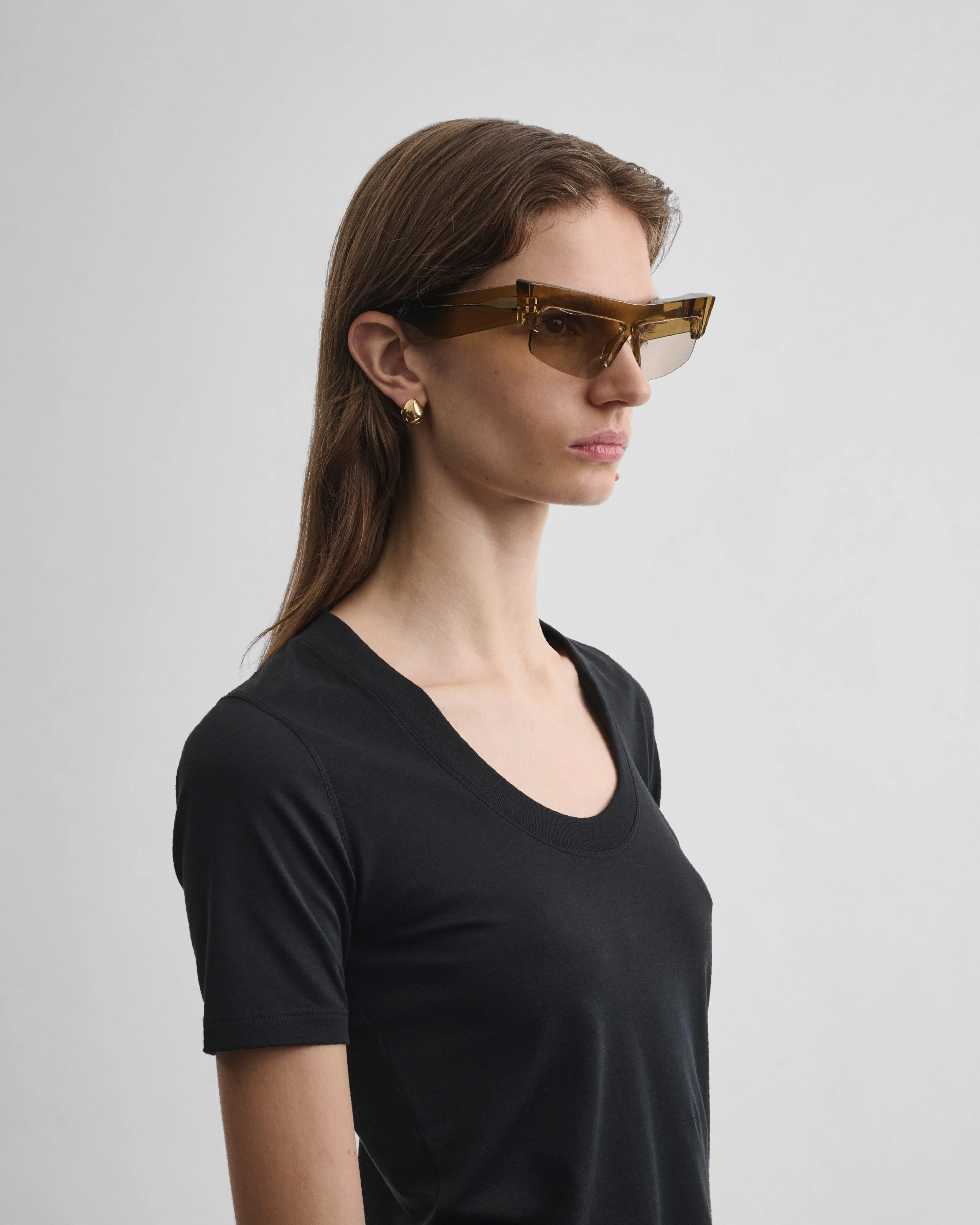 SLICED CRUISE SUNGLASSES | light khaki acetate - Image 4