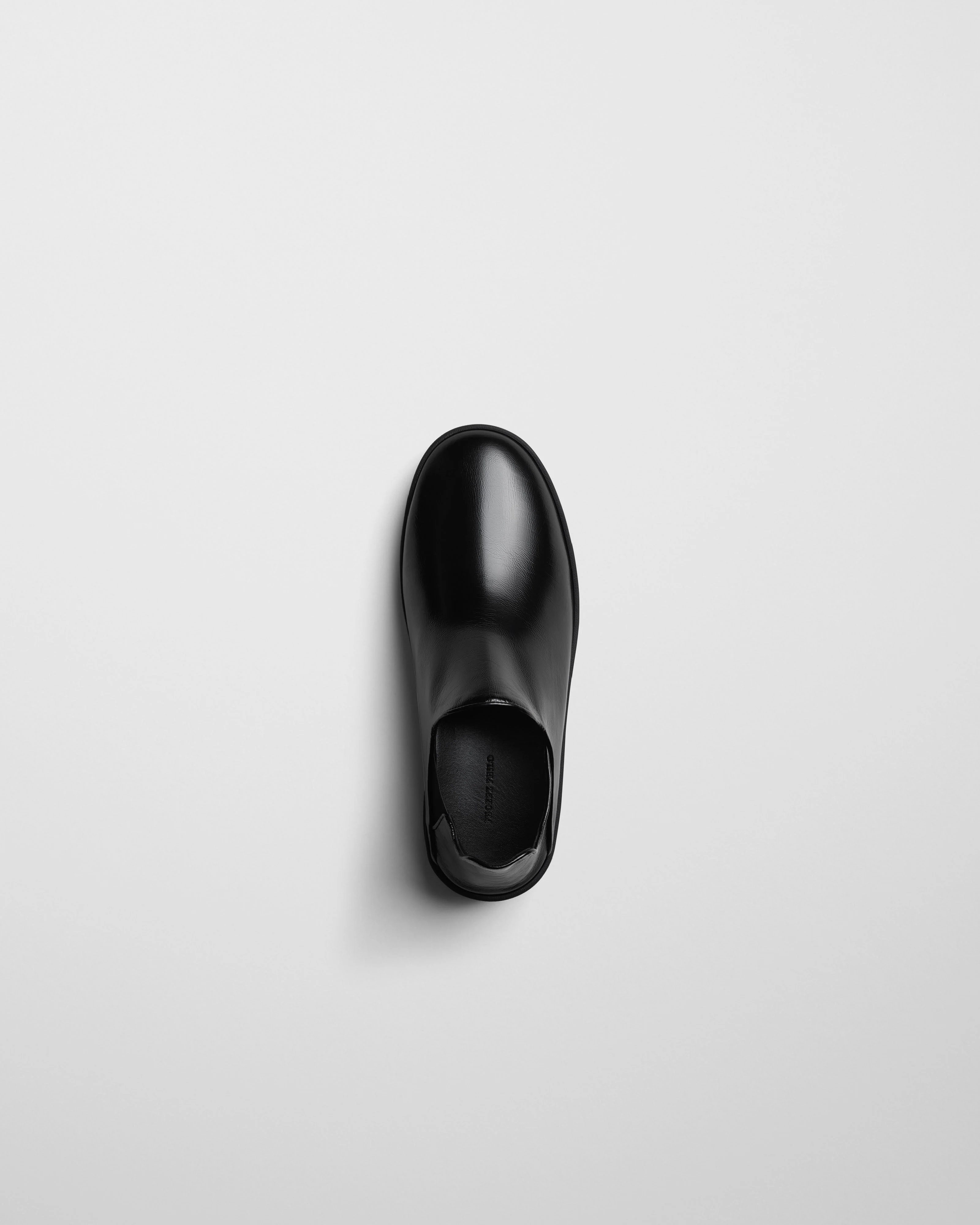 SLIP ON SNEAKER | black leather - Image 3