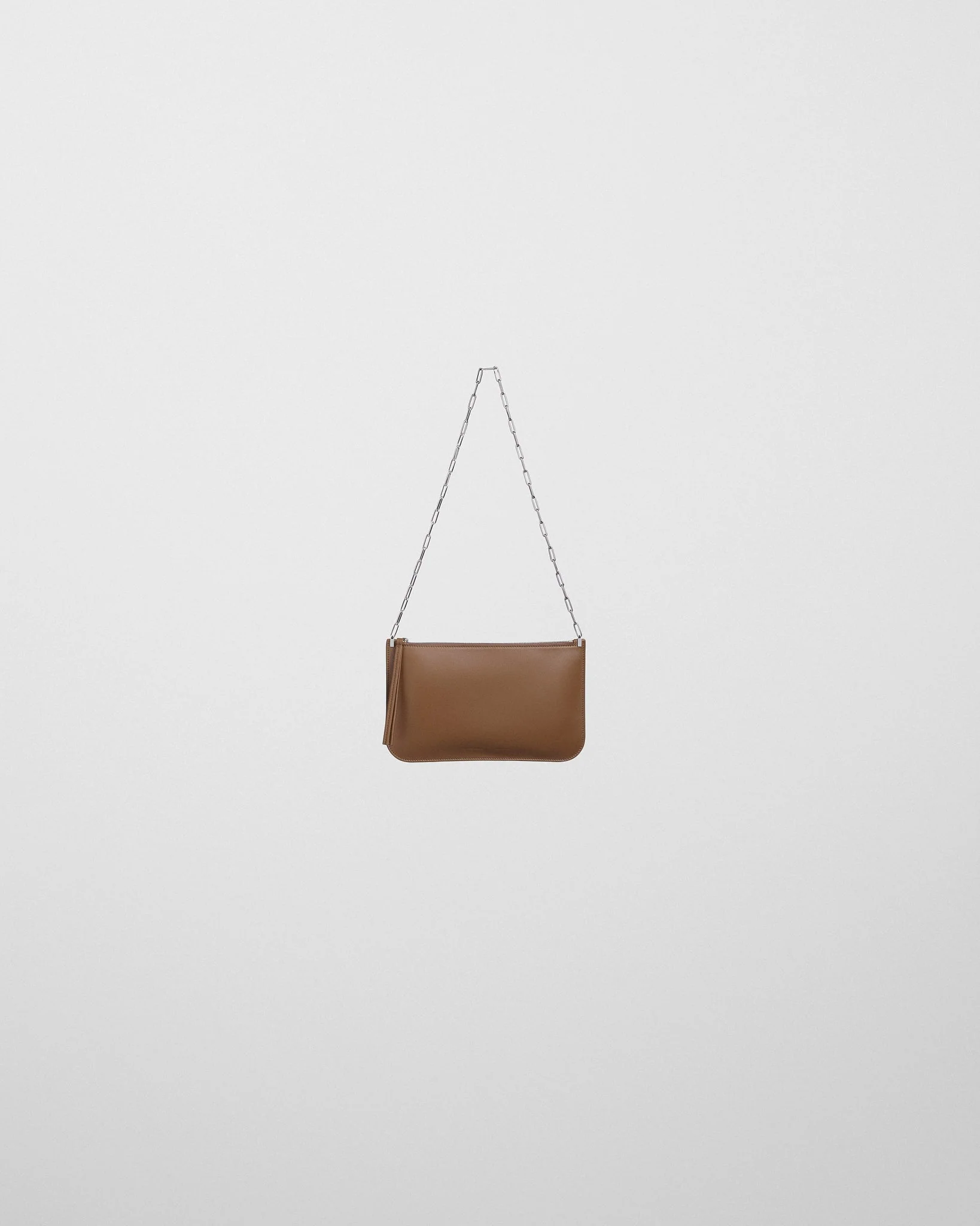 SLIP POUCH | khaki leather