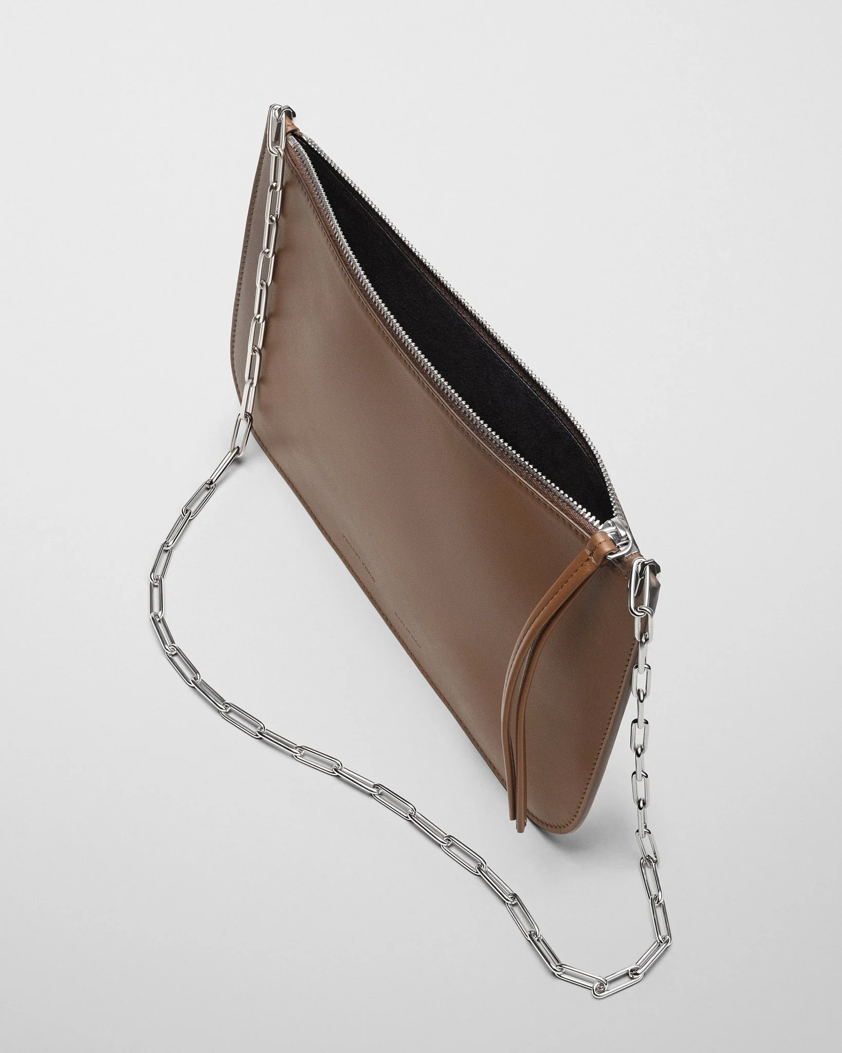 SLIP POUCH | khaki leather - Image 4