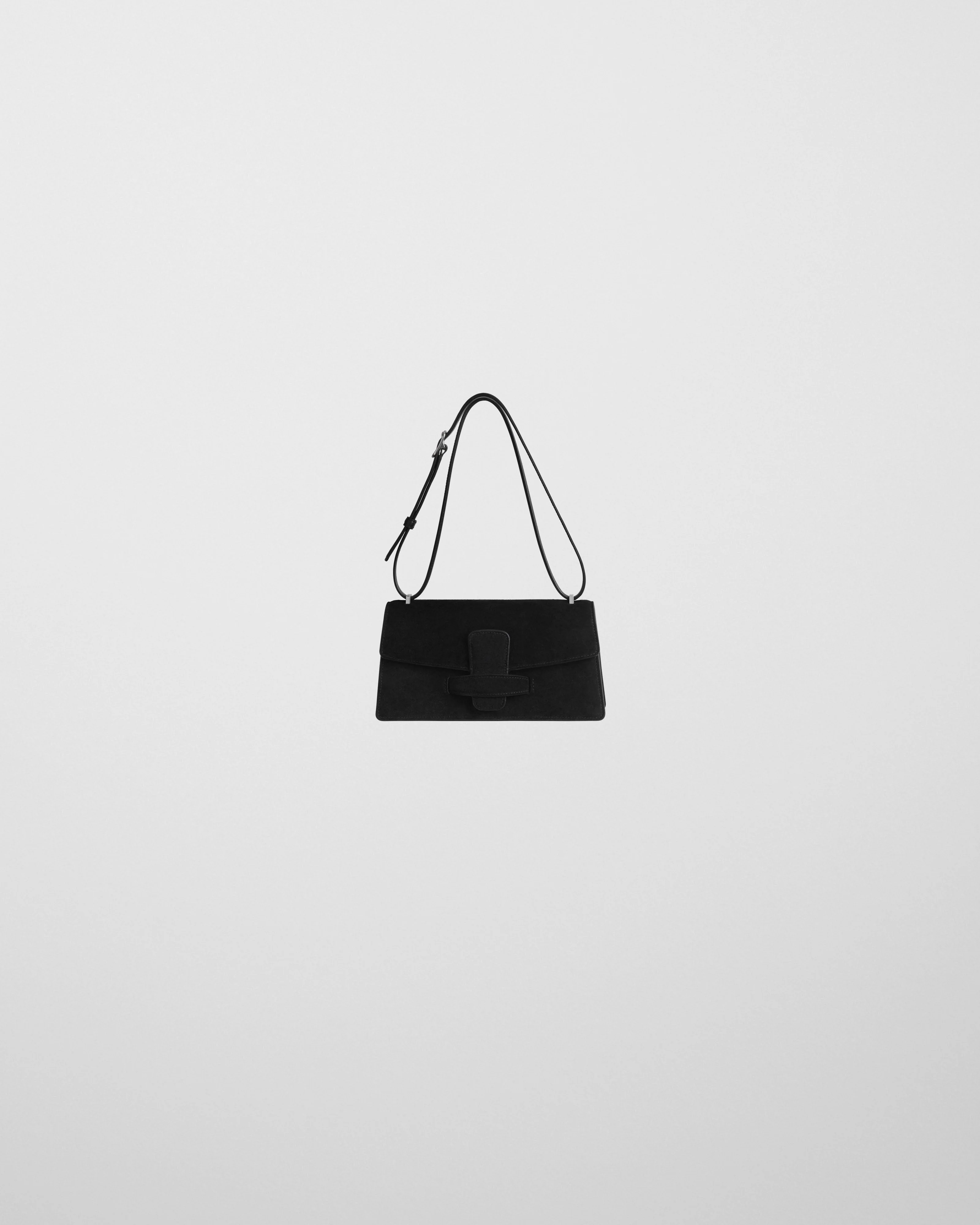 SMALL BAR BAG | black suede