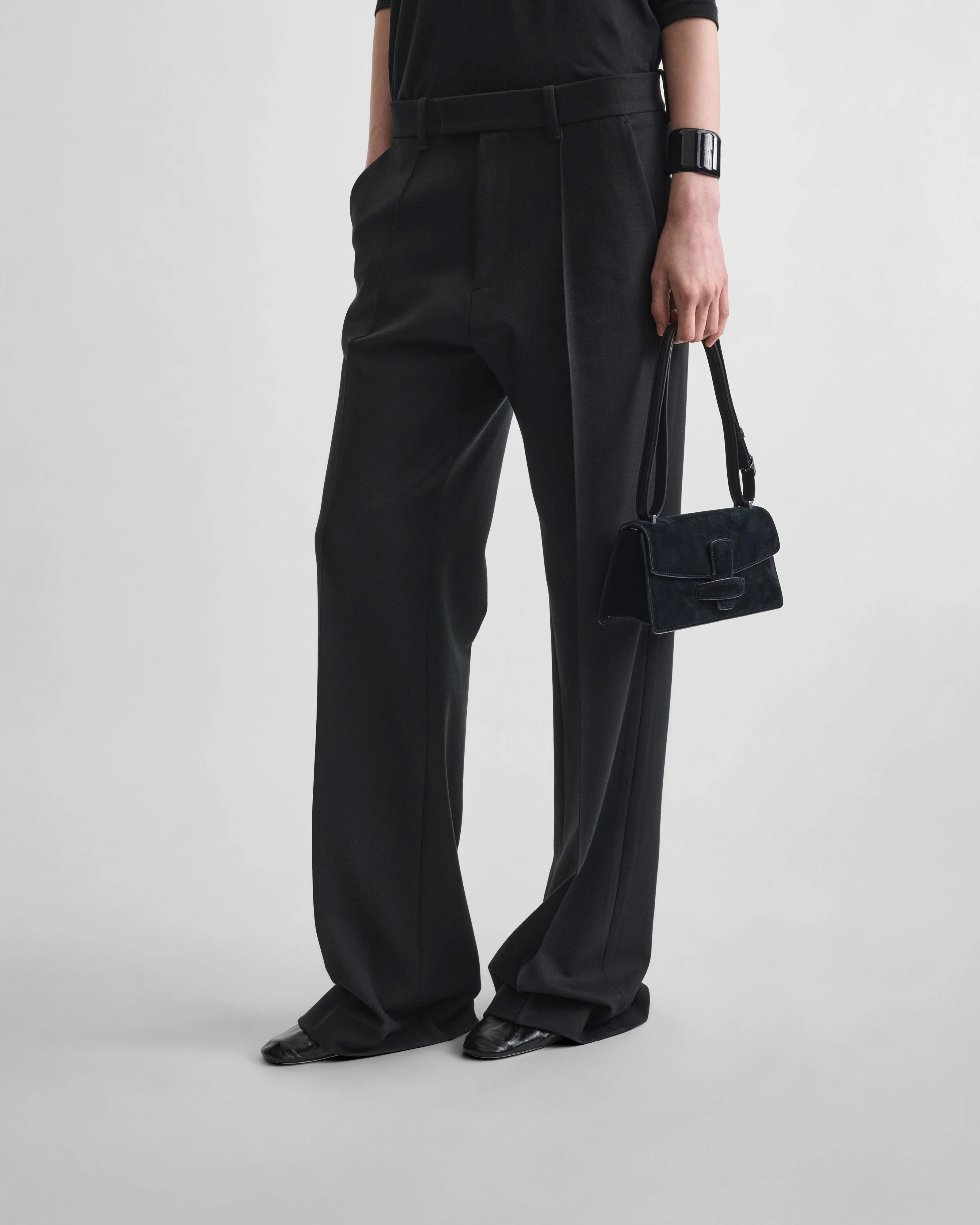 SMALL BAR BAG | black suede - Image 2