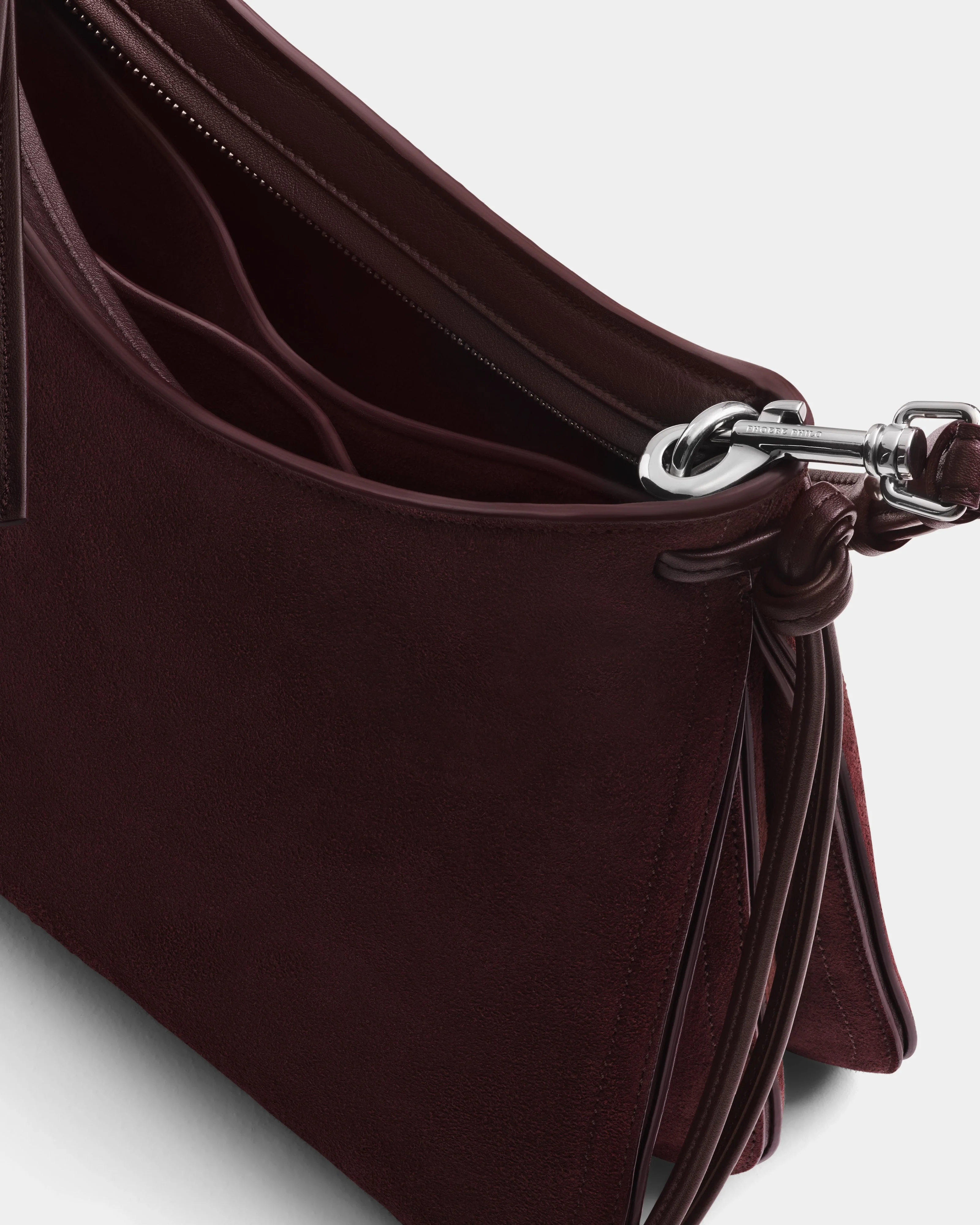 SMALL GIG BAG | oxblood suede leather - Image 4