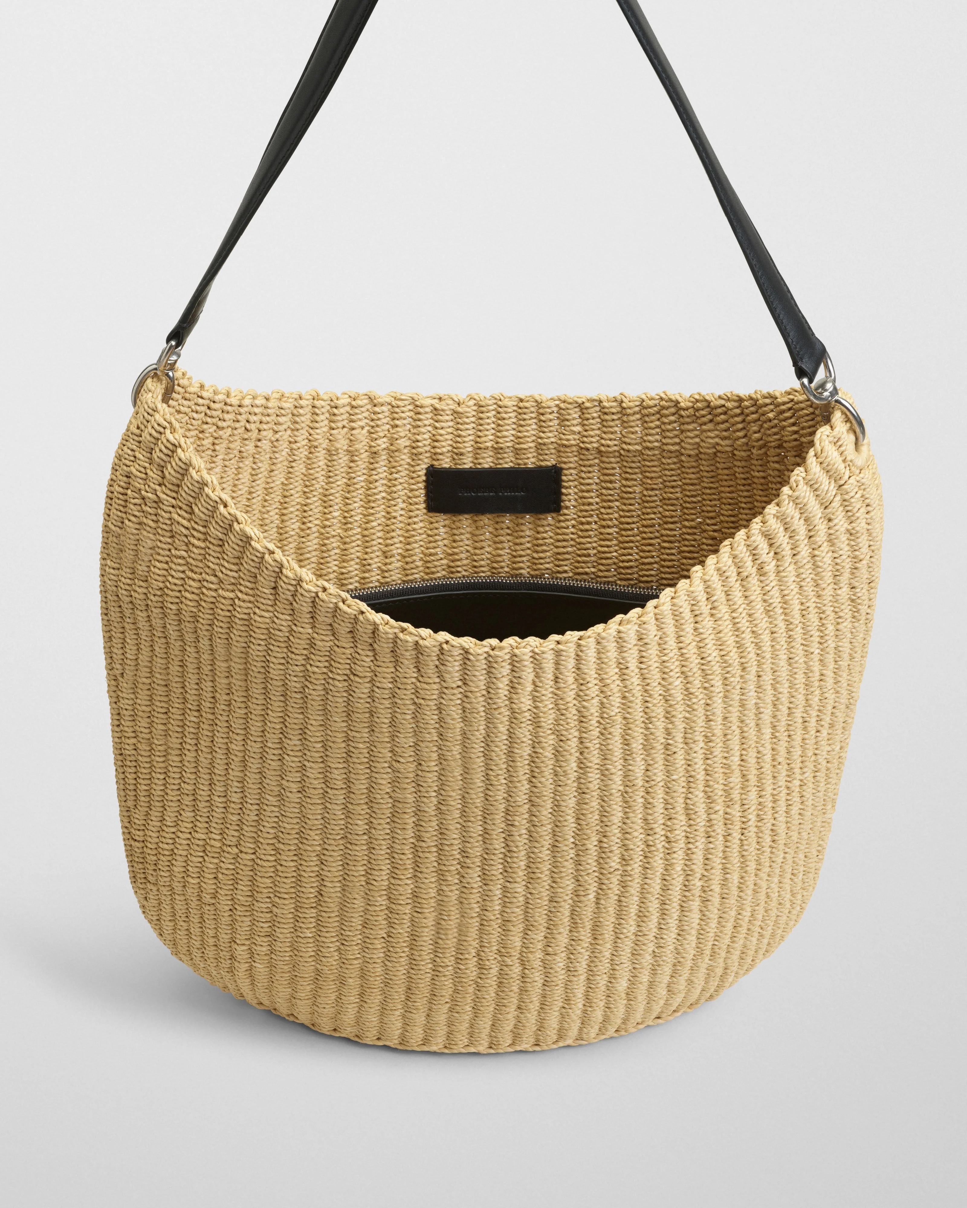 SMALL SLOPE SLING | natural woven viscose - Image 4