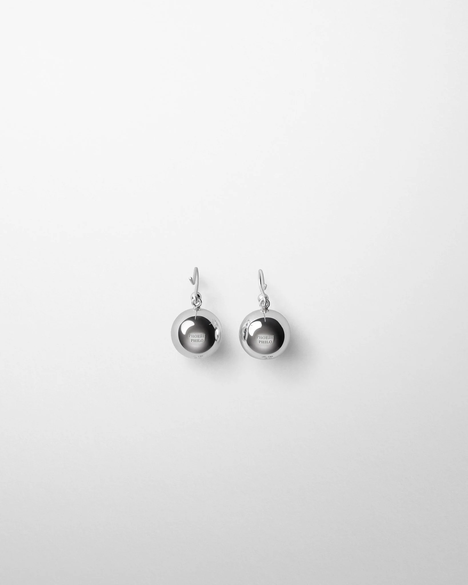 SPHERE EARRINGS | silver - Image 2