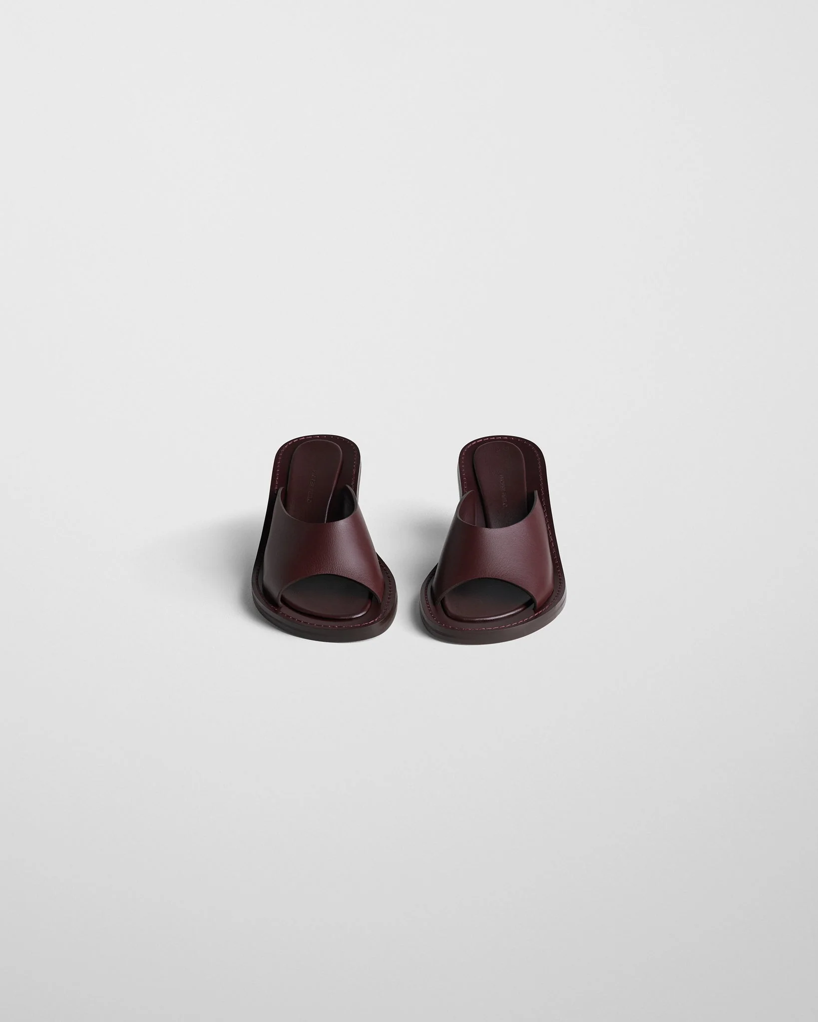 STRAP MULE | oxblood leather - Image 2