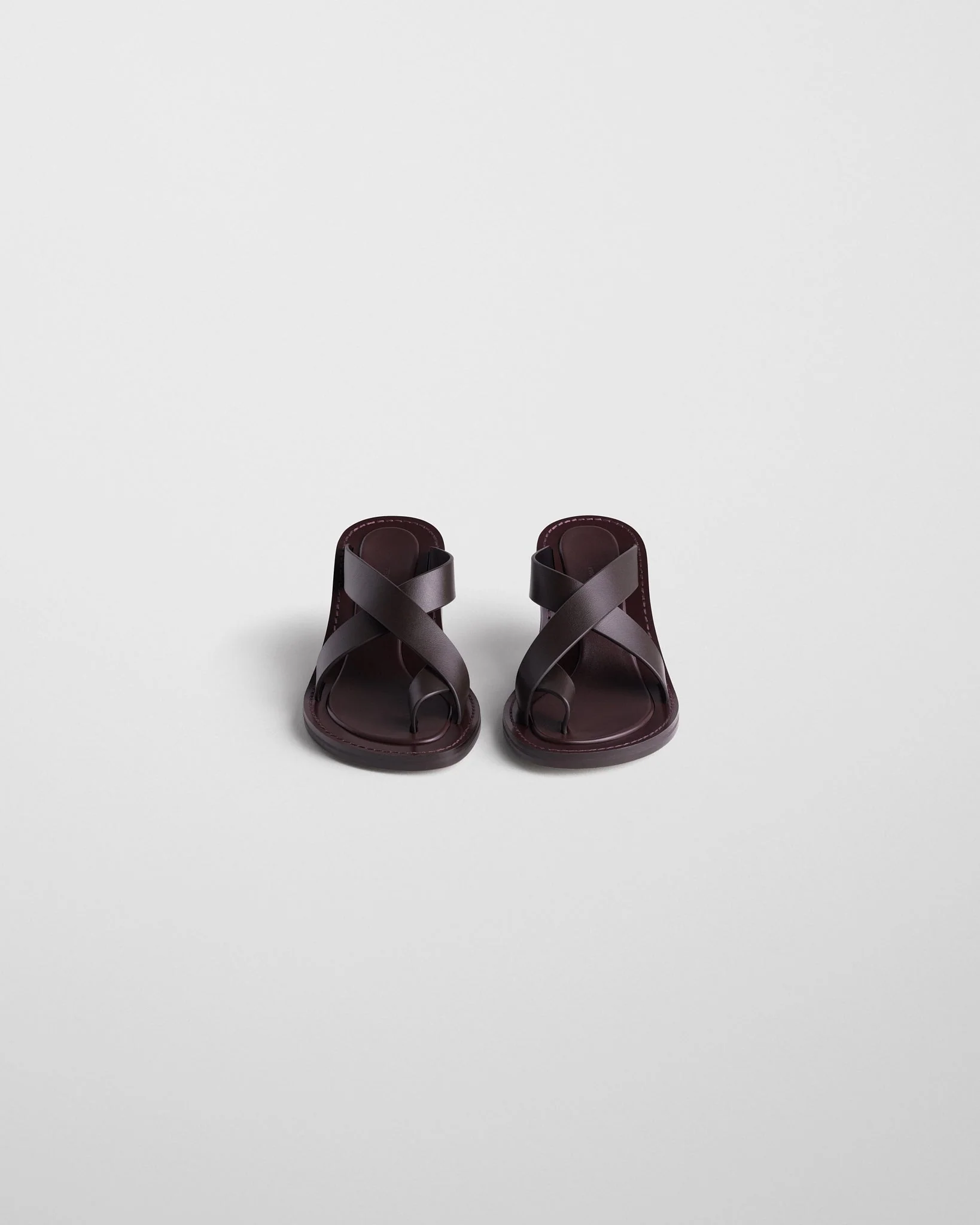 STRAP SANDAL 75 | oxblood leather - Image 2