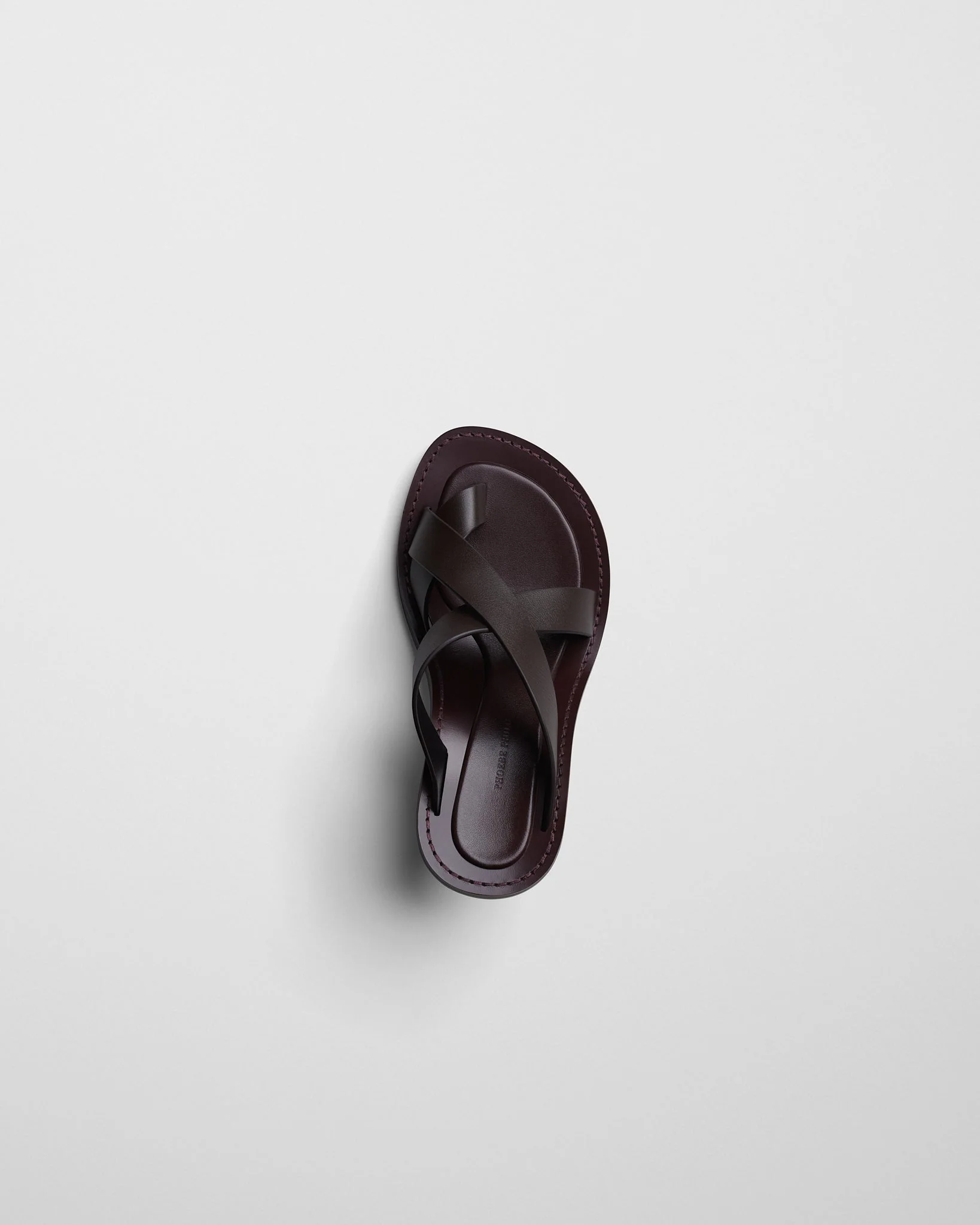 STRAP SANDAL 75 | oxblood leather - Image 3