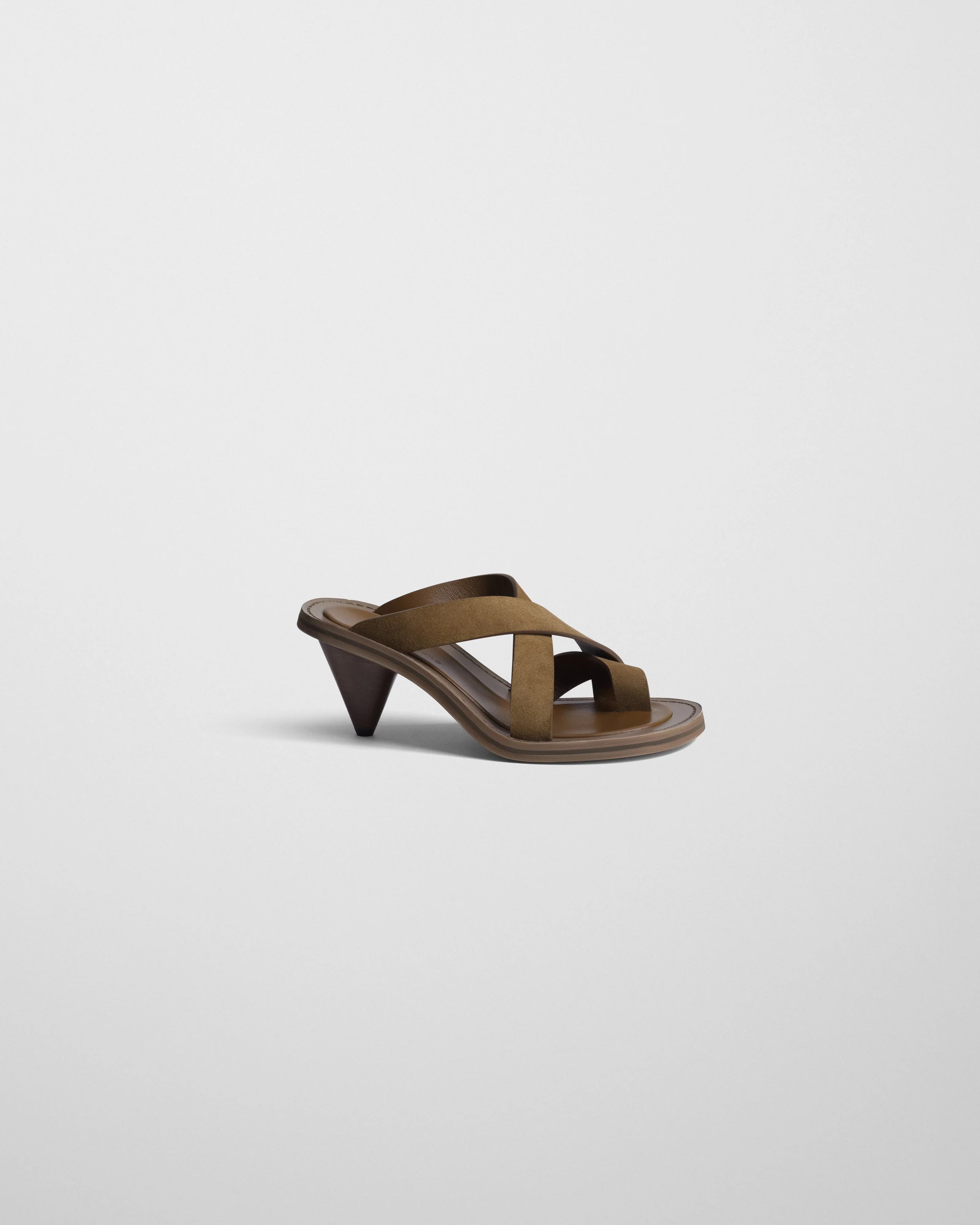 STRAP SANDAL | caramel suede