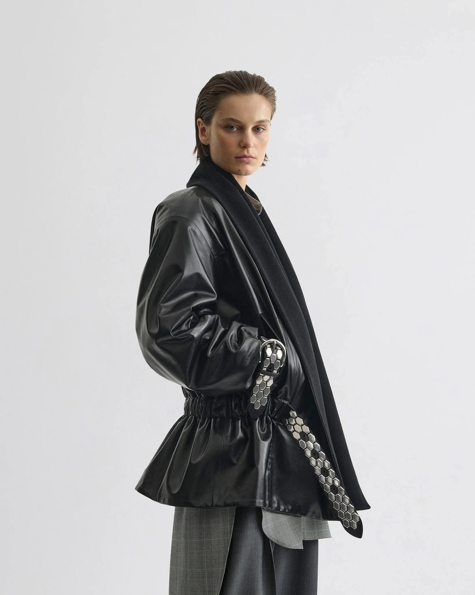 STUD JACKET | black leather - Image 5