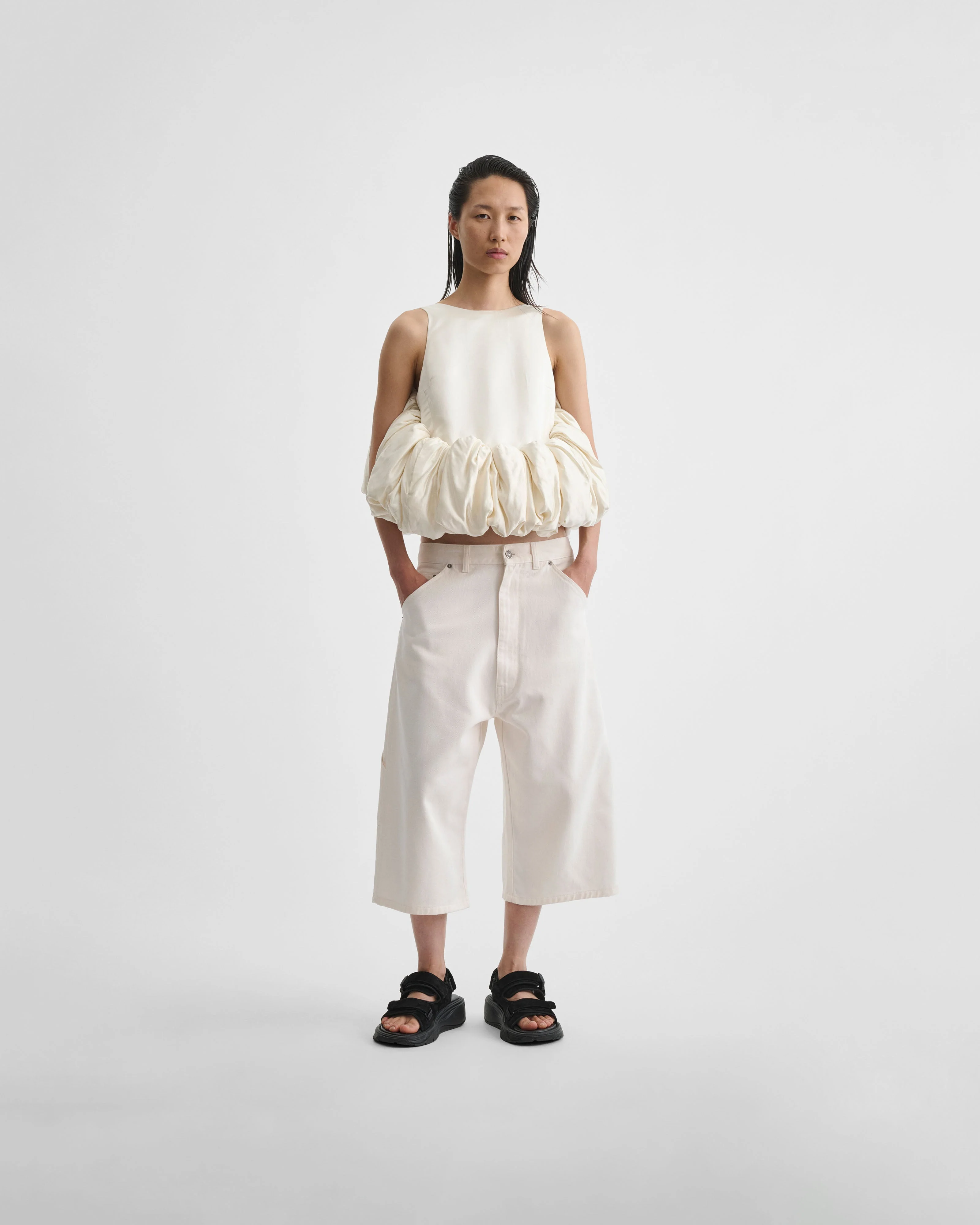 SUGAR VEST | vanilla silk satin - Image 3