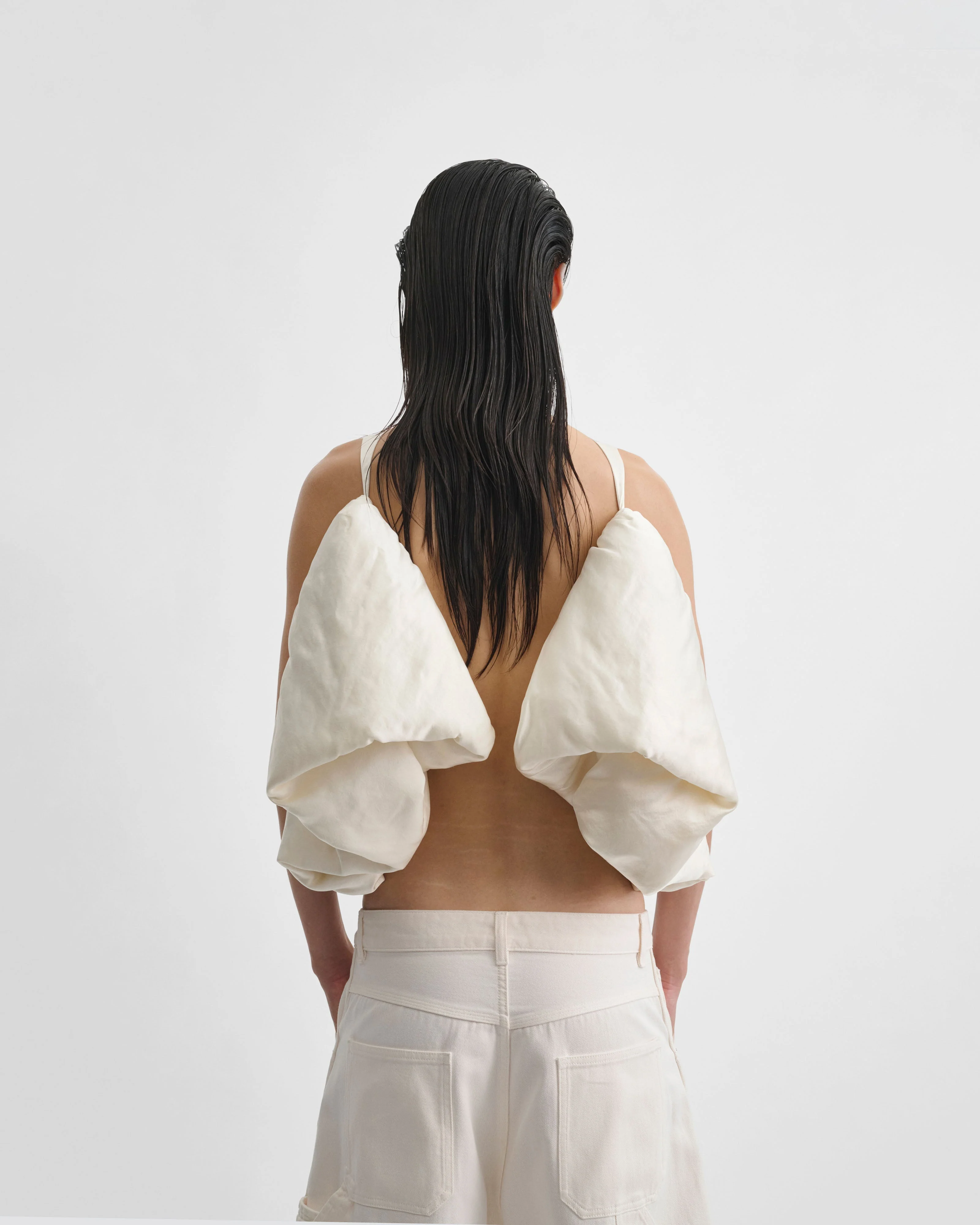SUGAR VEST | vanilla silk satin - Image 5