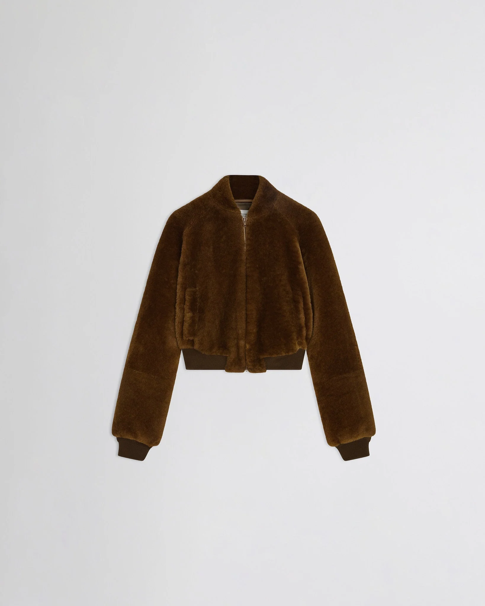 SUPER SOFT BOMBER JACKET | ginger shearling