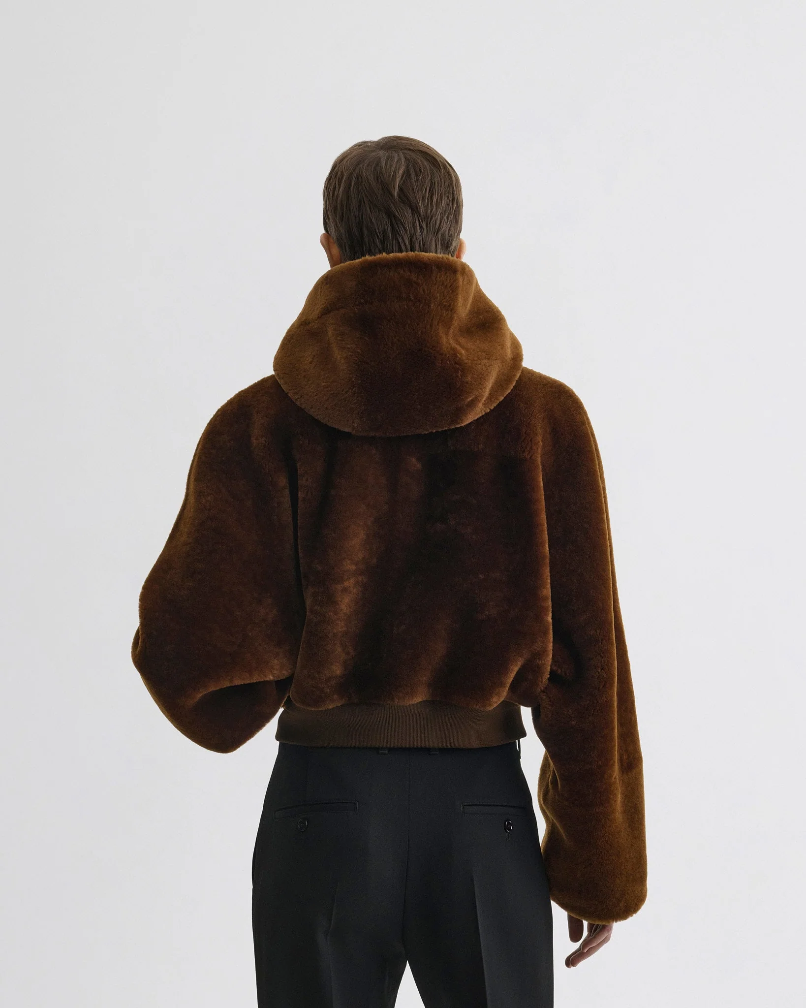 SUPER SOFT BOMBER JACKET | ginger shearling - Image 6