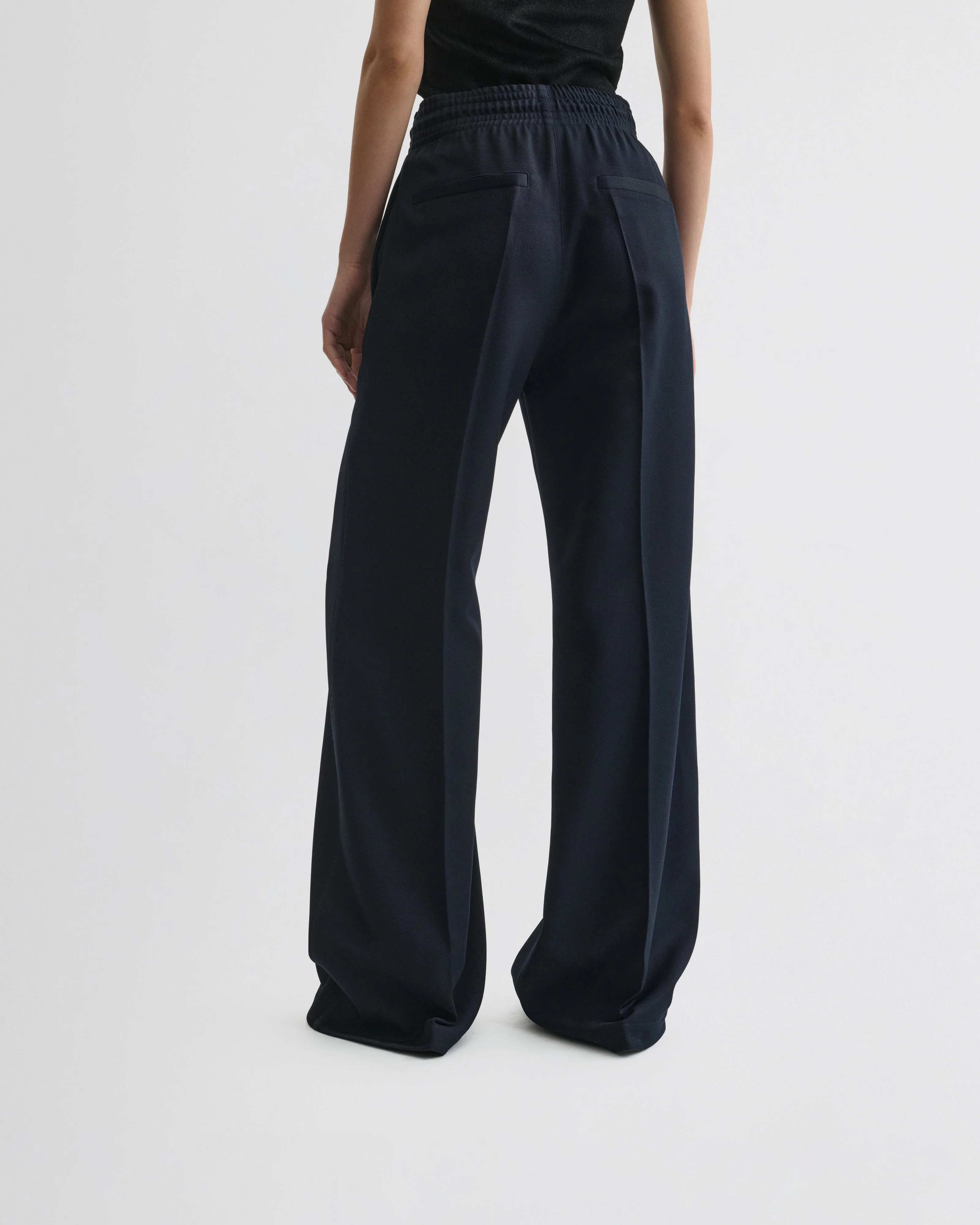 TRACK TROUSERS | navy polyester - Image 5