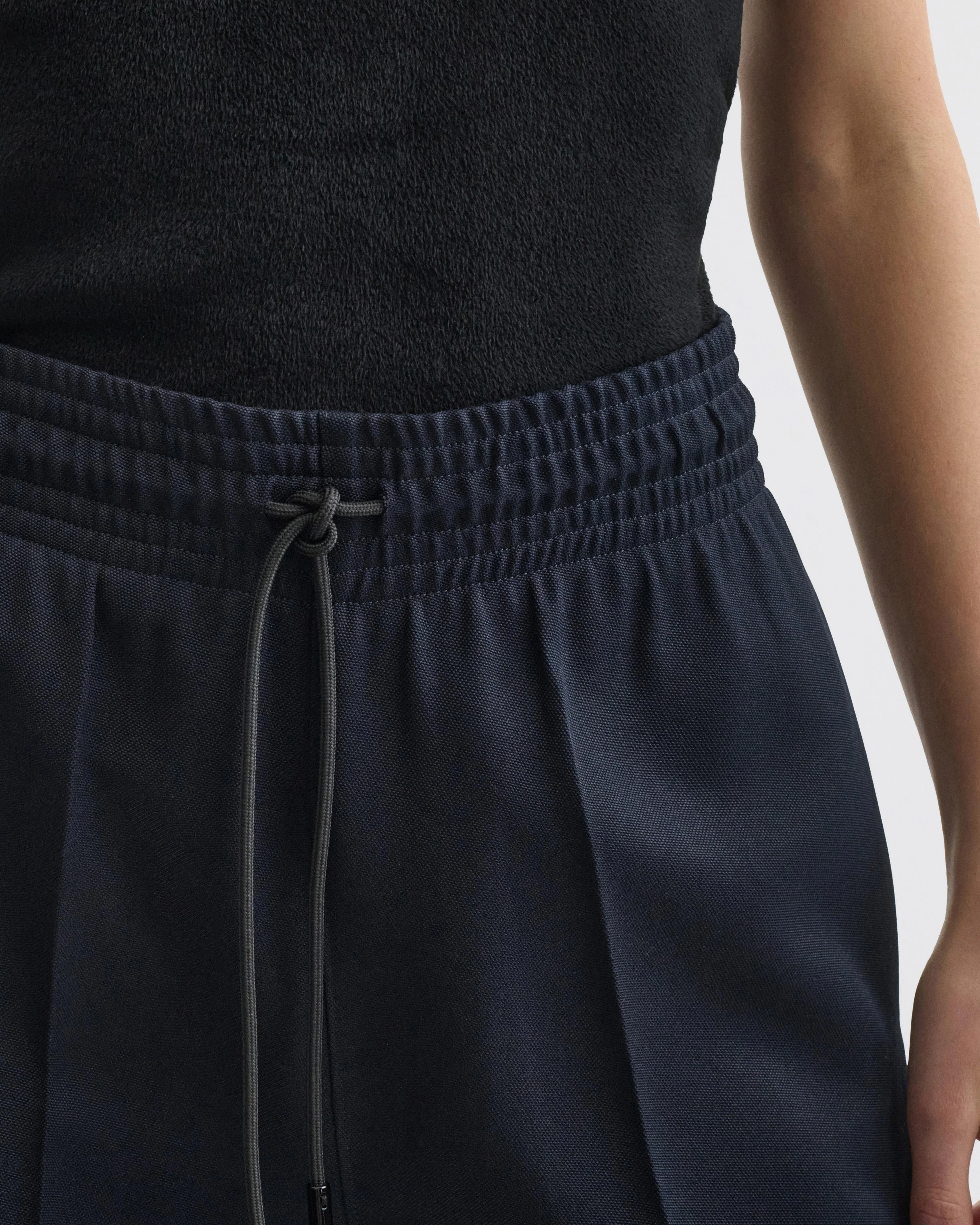TRACK TROUSERS | navy polyester - Image 6