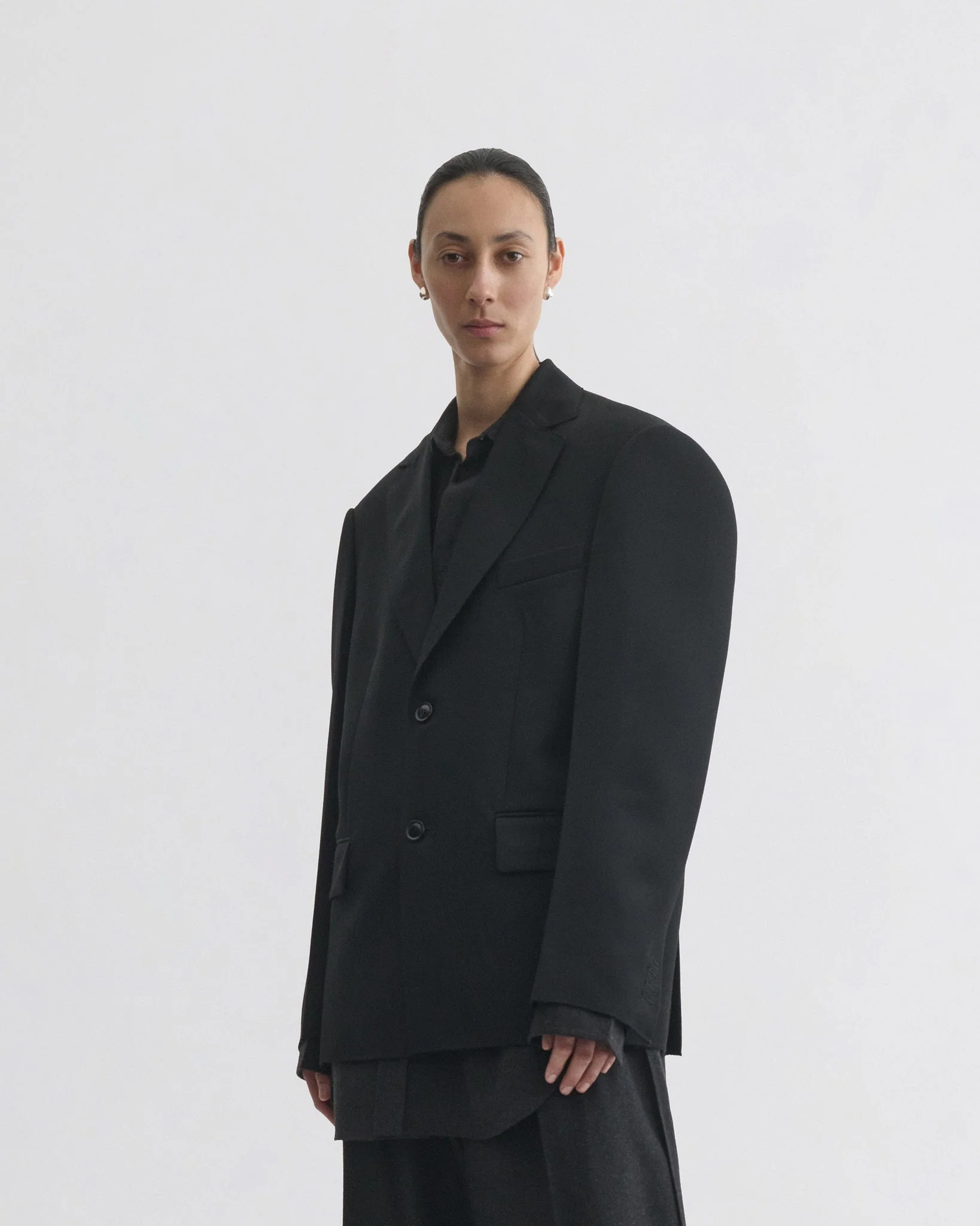 TUXEDO JACKET | black wool - Image 5