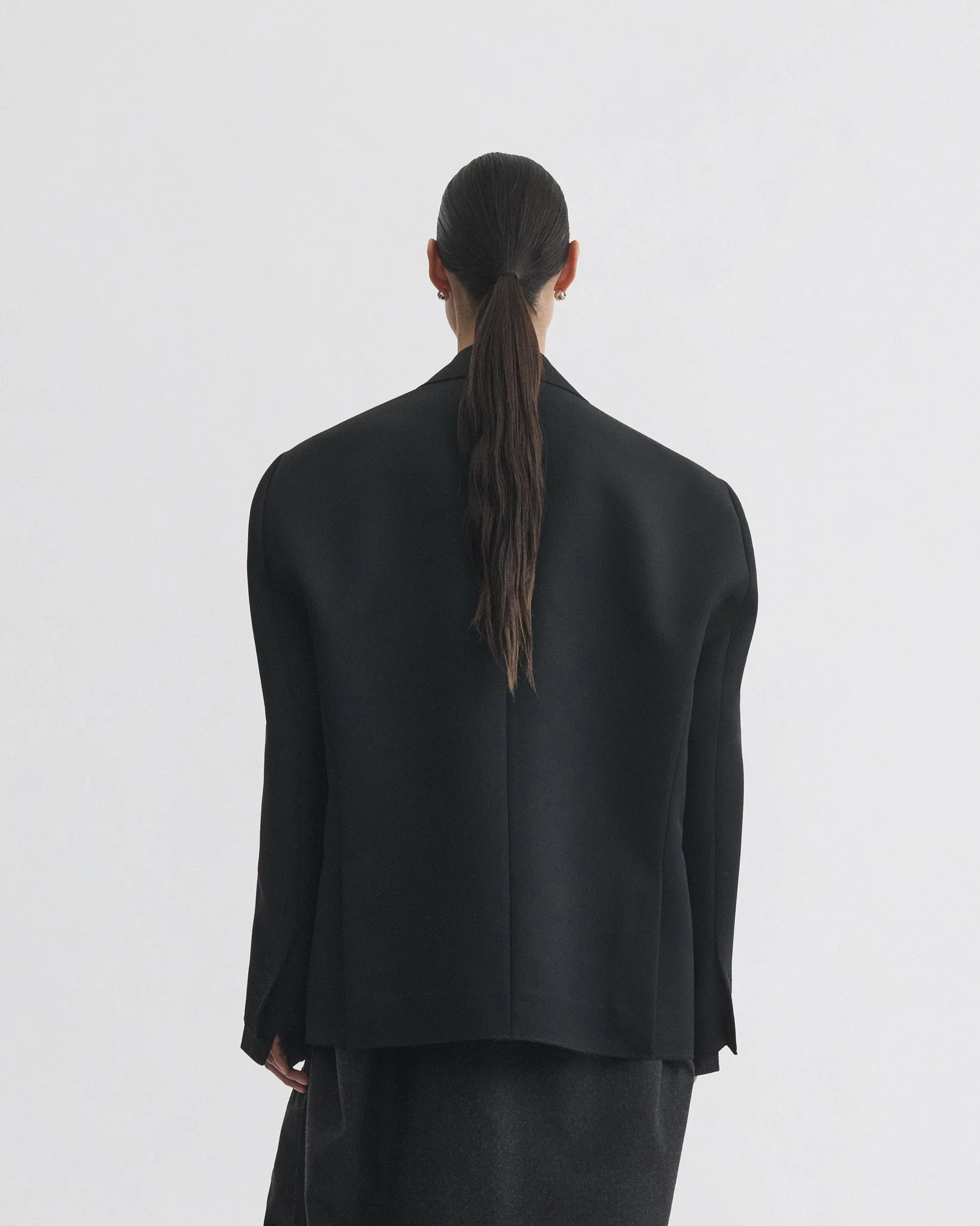 TUXEDO JACKET | black wool - Image 6