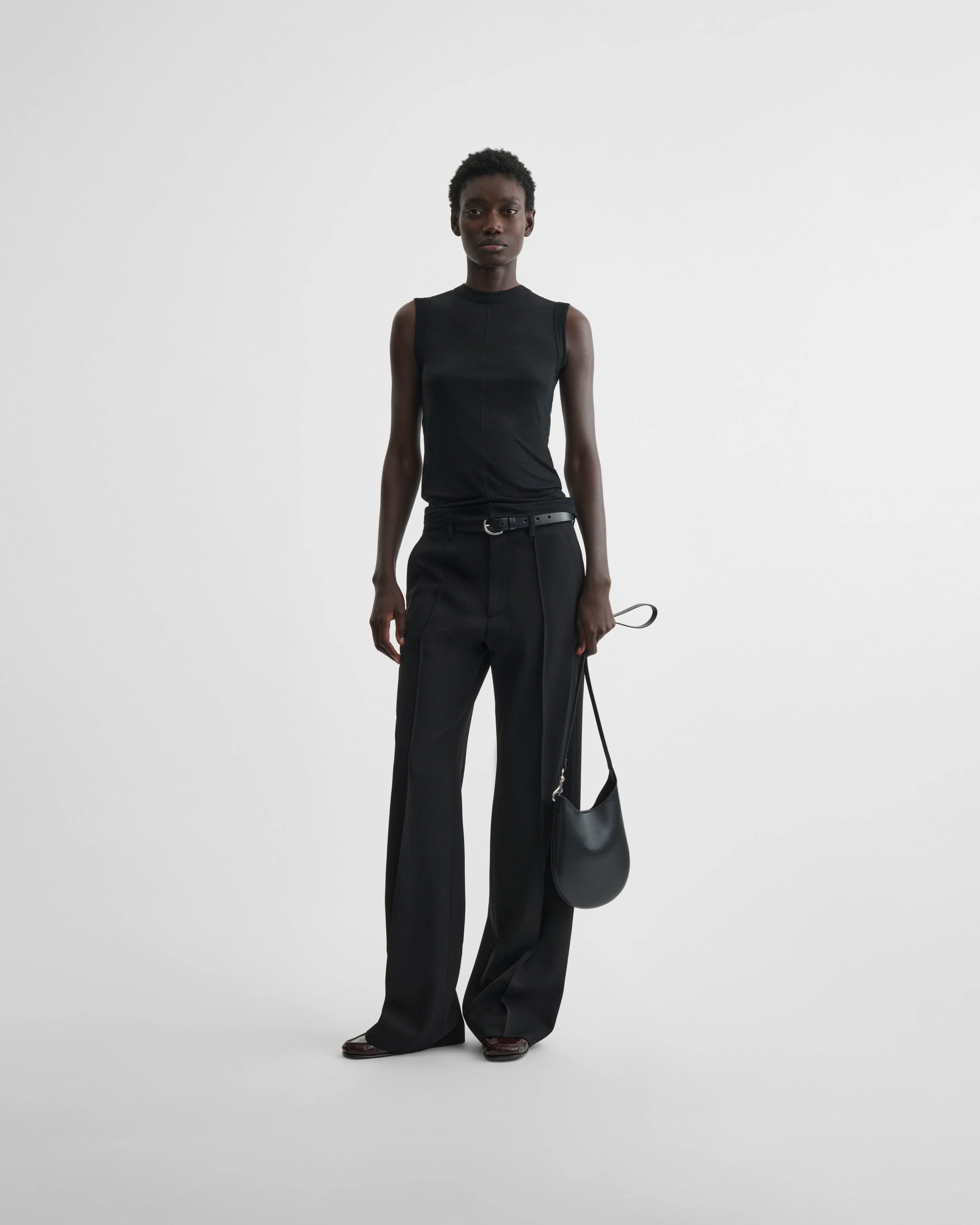 UNDERPINNING TANK TOP | black cotton - Image 3
