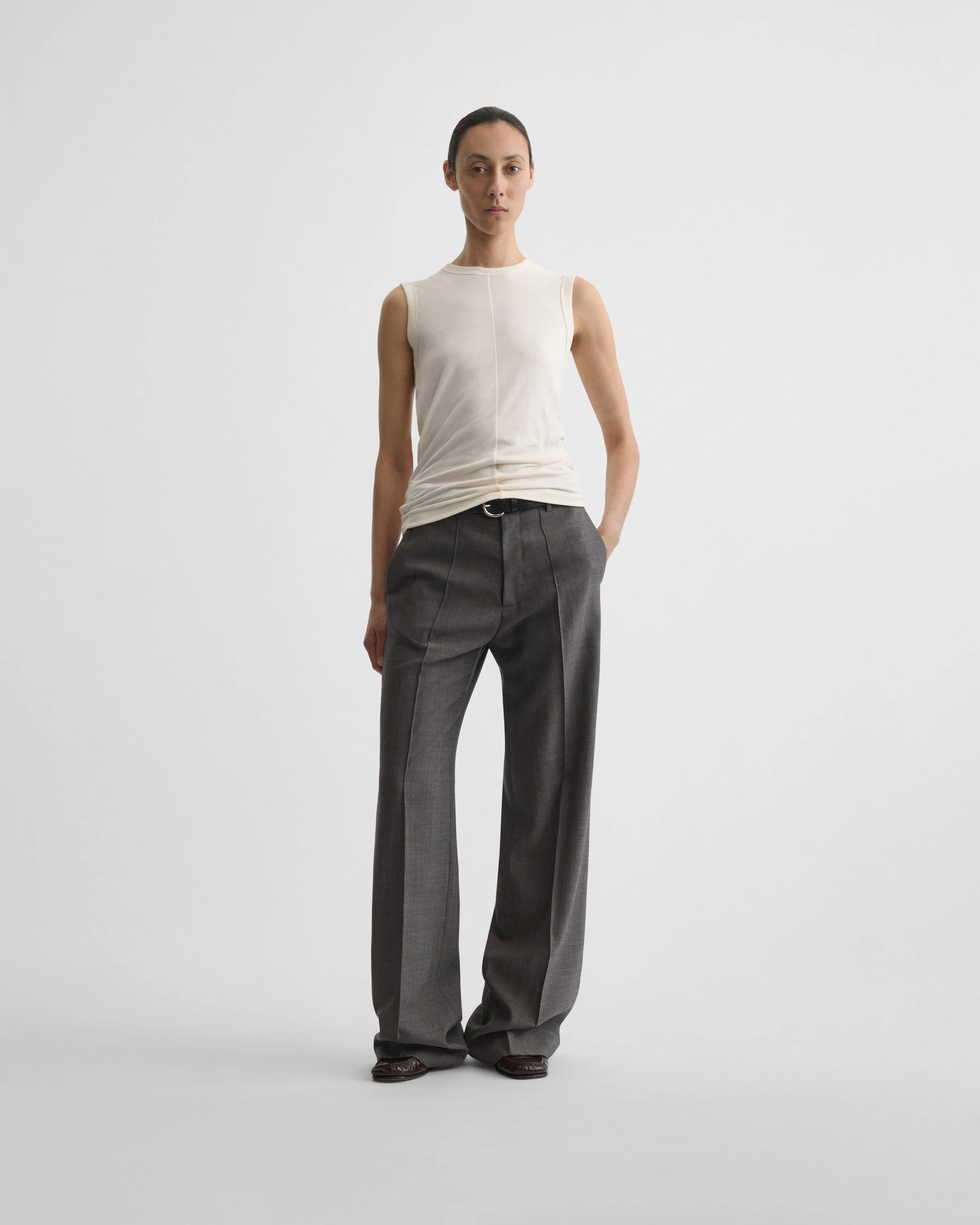 UNDERPINNING TANK TOP | ivory cotton - Image 3