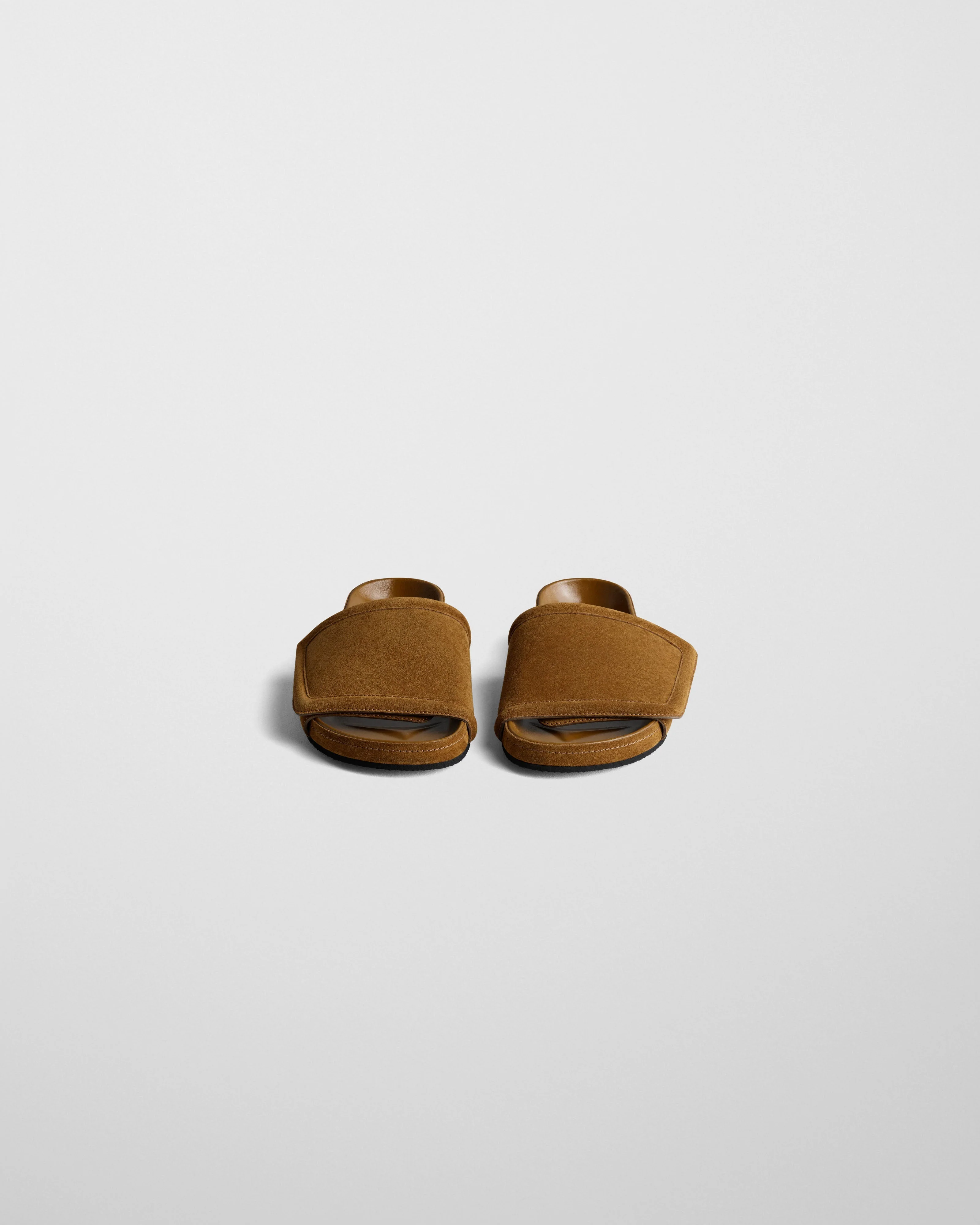 WIDE SLIDE | toffee suede - Image 2