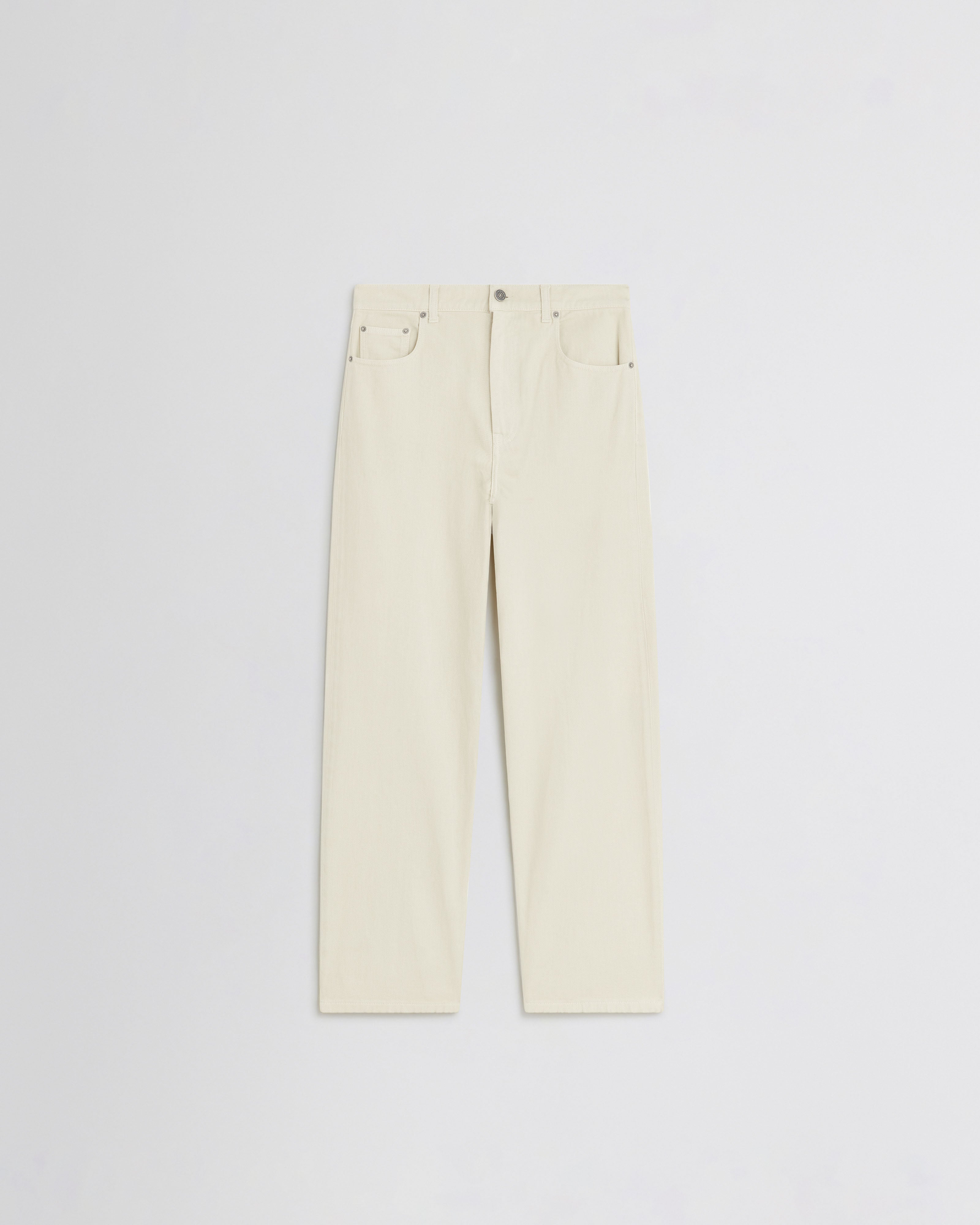 ZIP JEANS | pistachio cotton