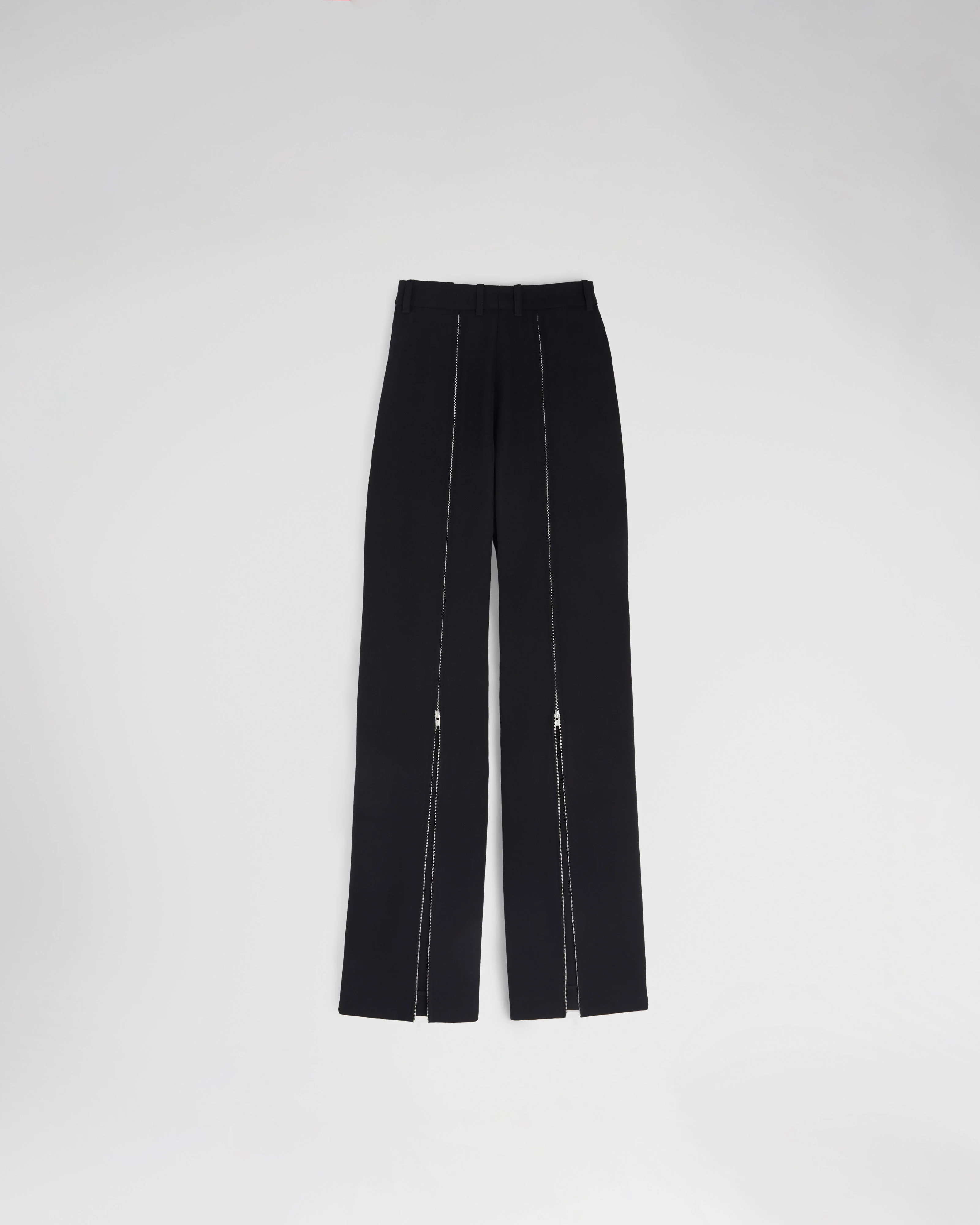 ZIP TROUSERS | black wool - Image 2